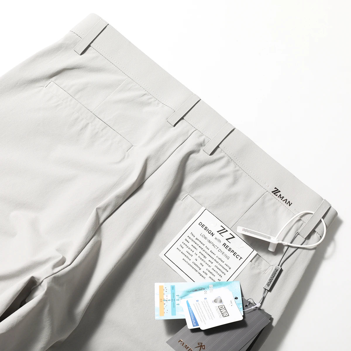 Italian light luxury ZZ 2025 summer new business casual trousers elastic three-proof anti-wrinkle quick-drying trousers