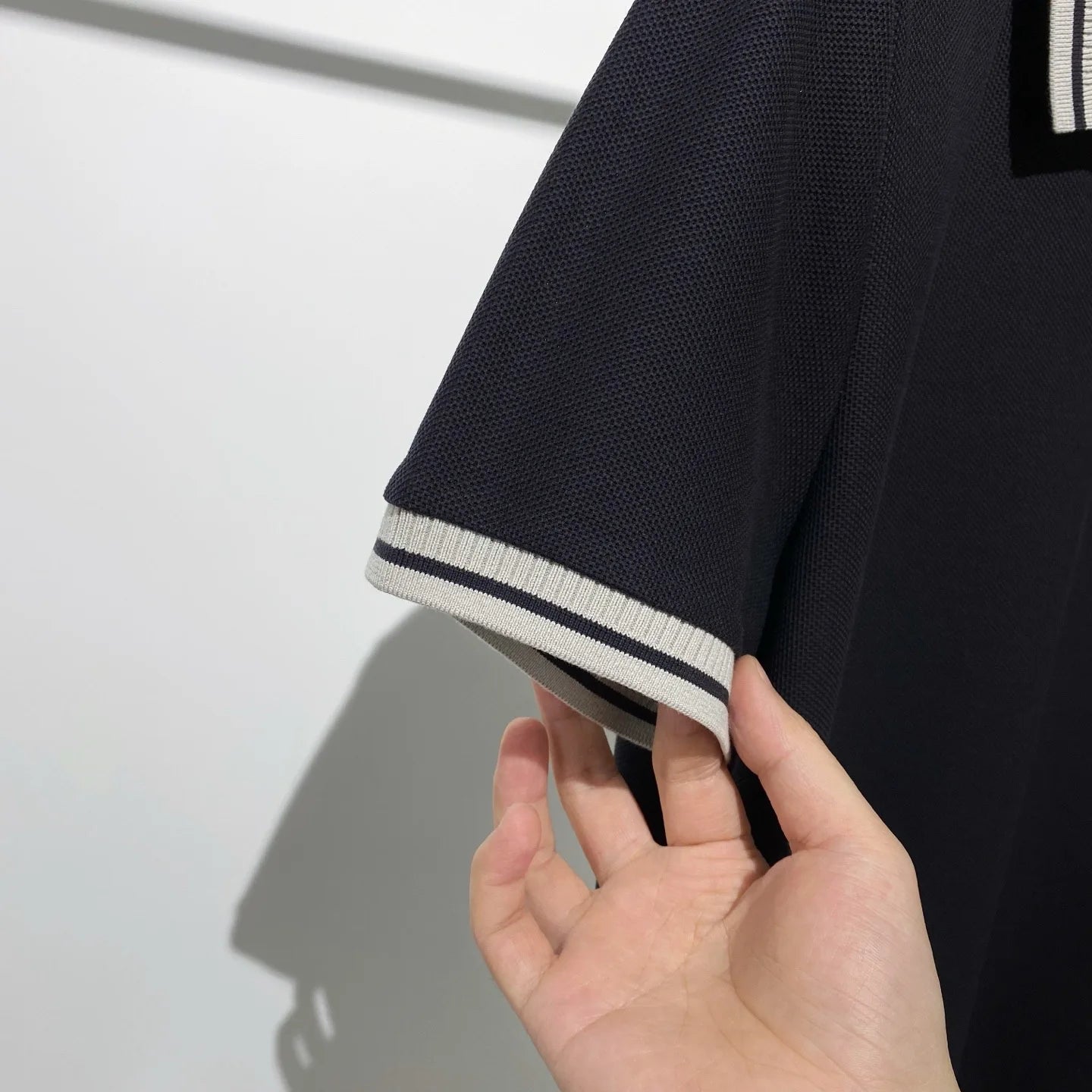 Light luxury style 25 spring and summer new, old money style business leisure commuting lapel short-sleeved T-shirt polo shirt