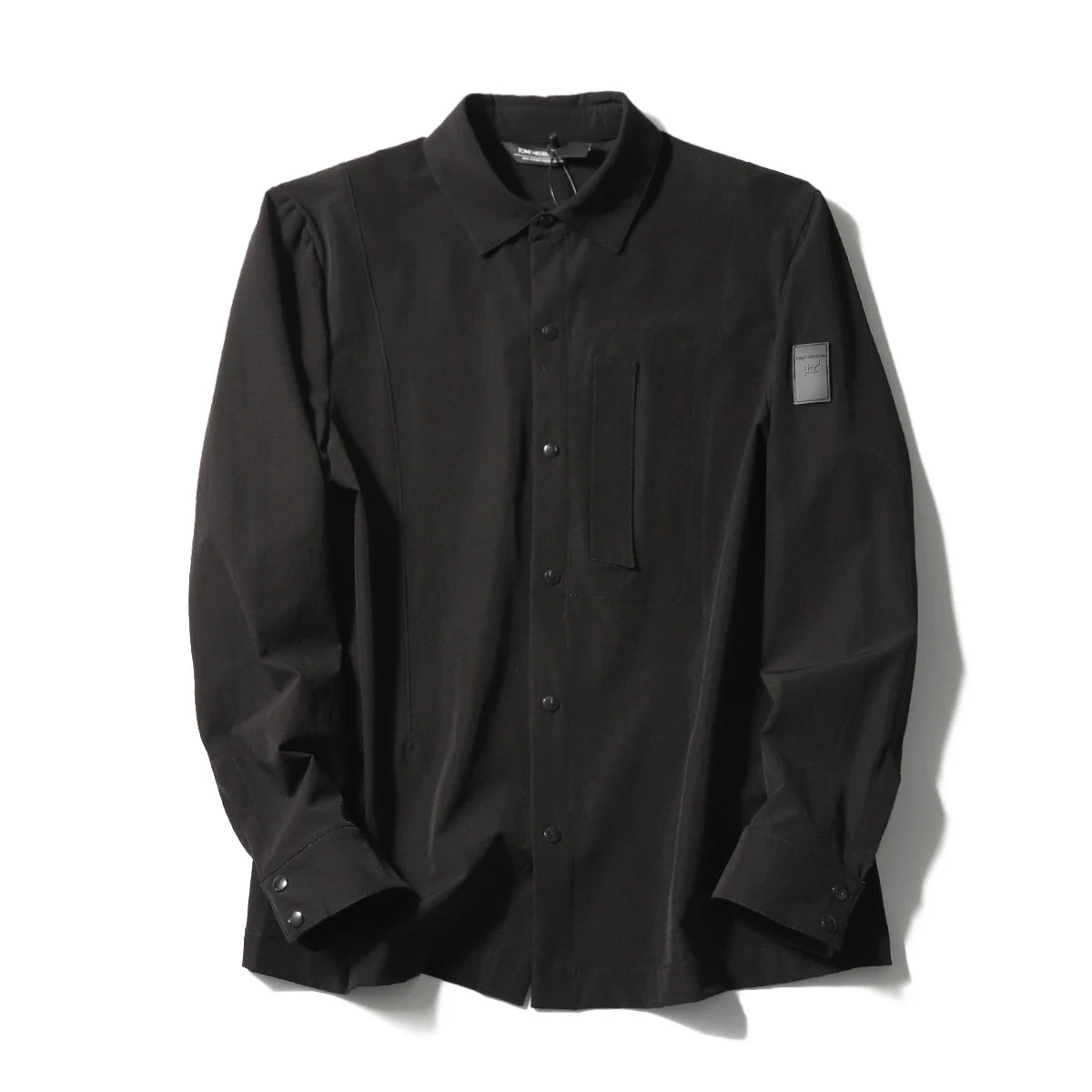 Spring and summer new men's leisure urban functional wind outdoor long-sleeved shirt breathable four-sided elastic shirt
