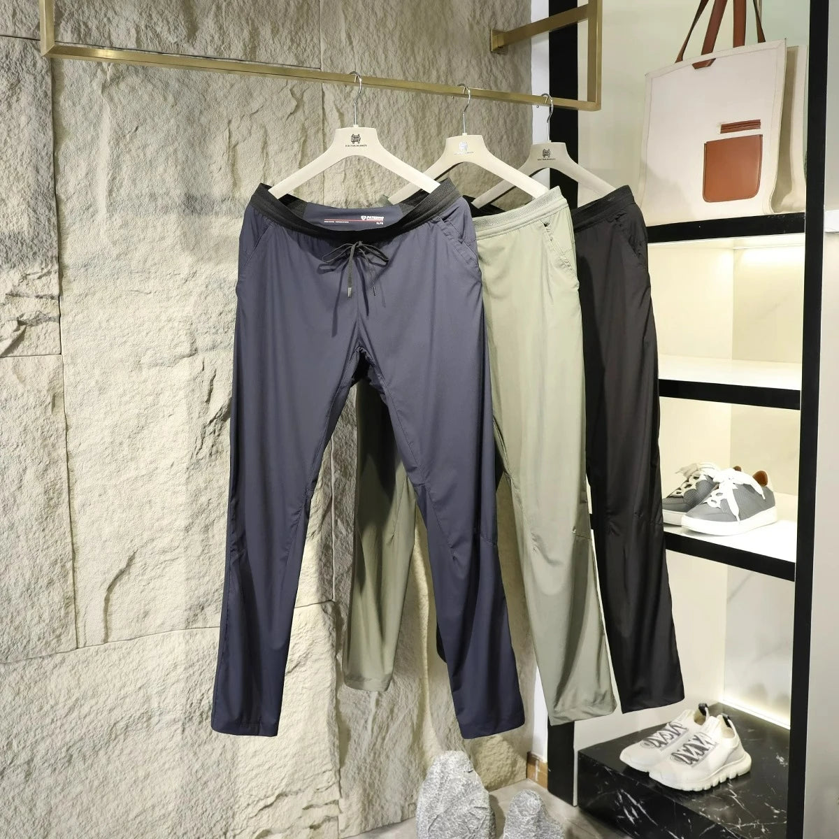 2025 summer new light and thin outdoor breathable elastic casual pants cool quick-drying trousers