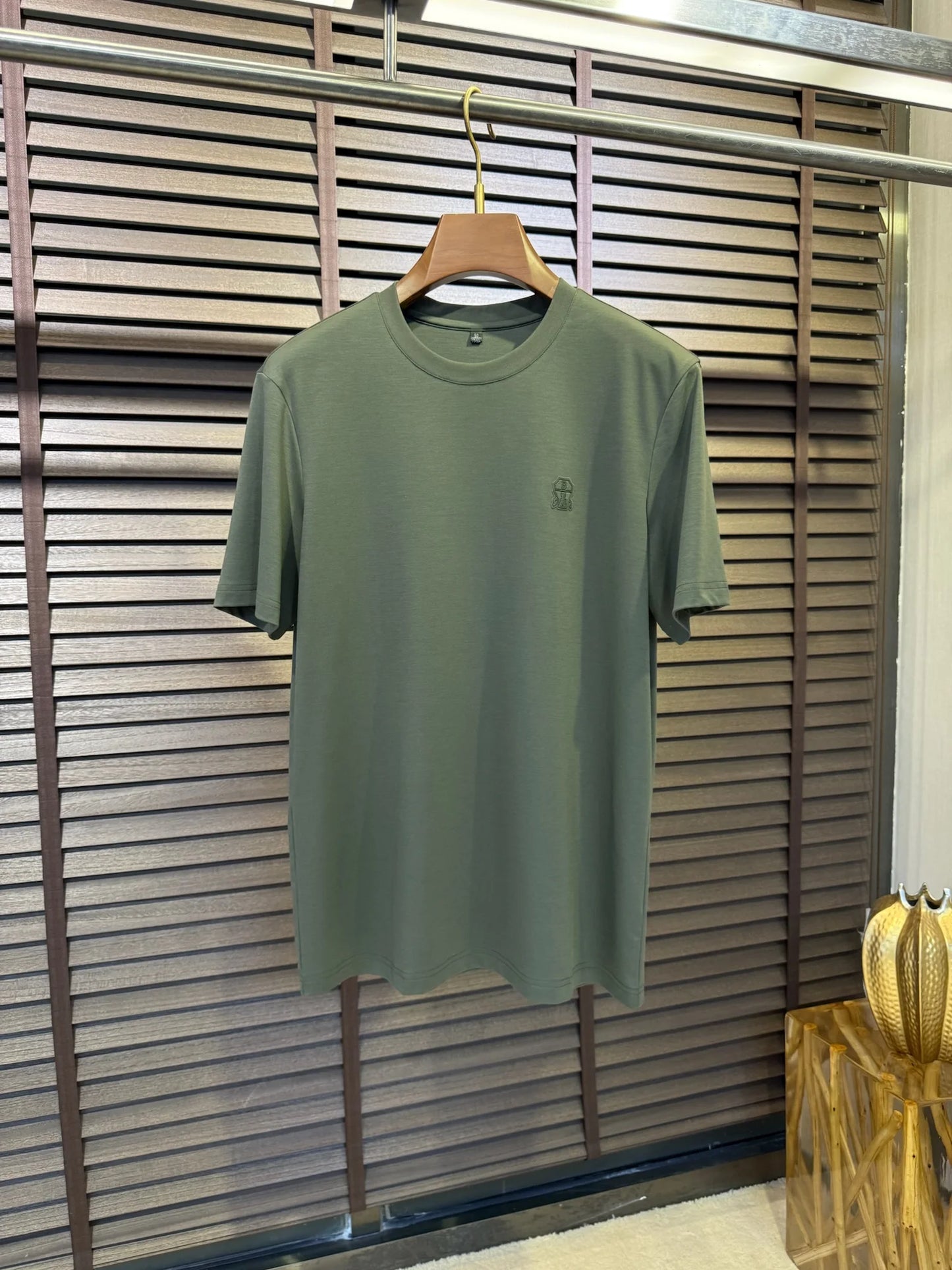 BC Men's Summer New Modal Spandex Breathable Solid Color Fashion Casual Old Money Wind Short Sleeve T-Shirt