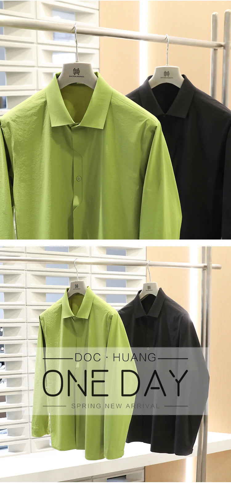 2025 Spring and Autumn New Men's Outdoor Functional Wind City Business Leisure Press Glue Non-ironing Long Sleeve Shirt