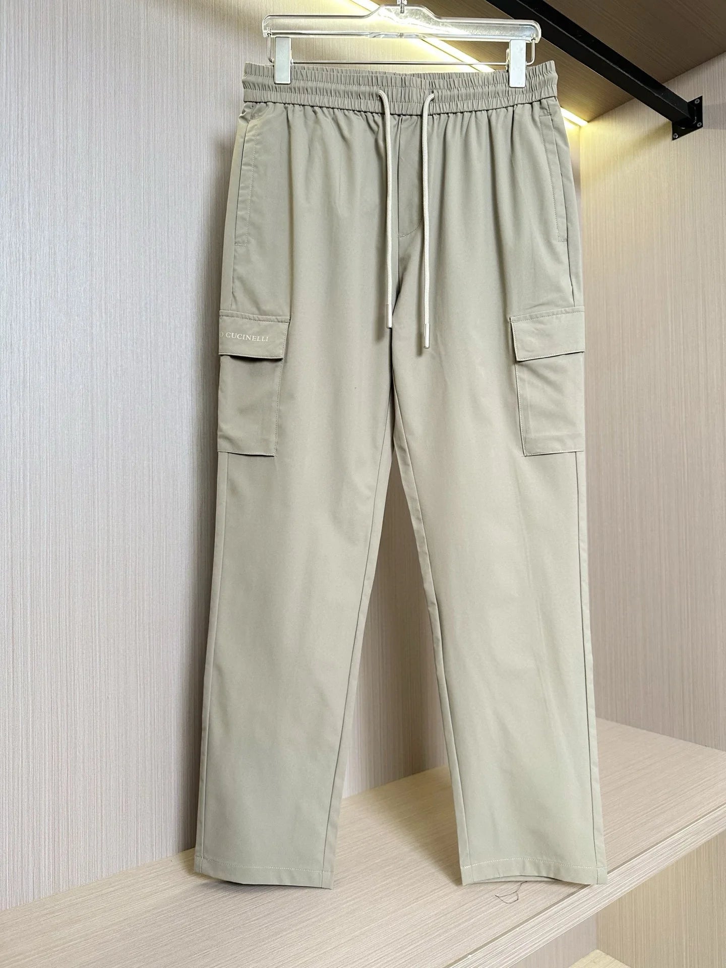 BC men's clothing 25 spring and summer new breathable tooling pockets simple fashion old money wind small straight casual pants