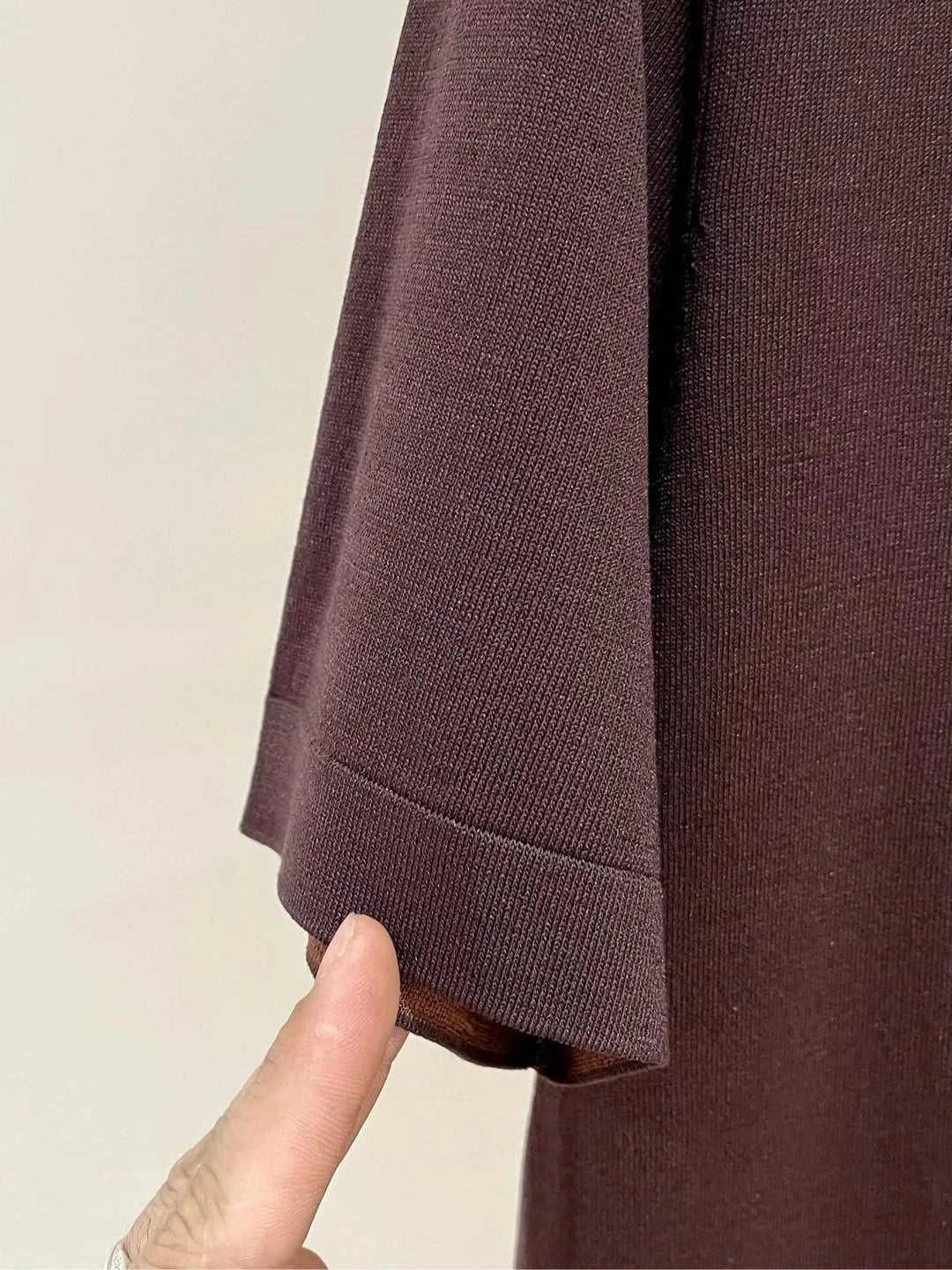 Italian LP Men's Spring/Summer New Collection Wool Sand Thread Cotton Simple Fashion Round Neck Knitted Short Sleeve T-shirt