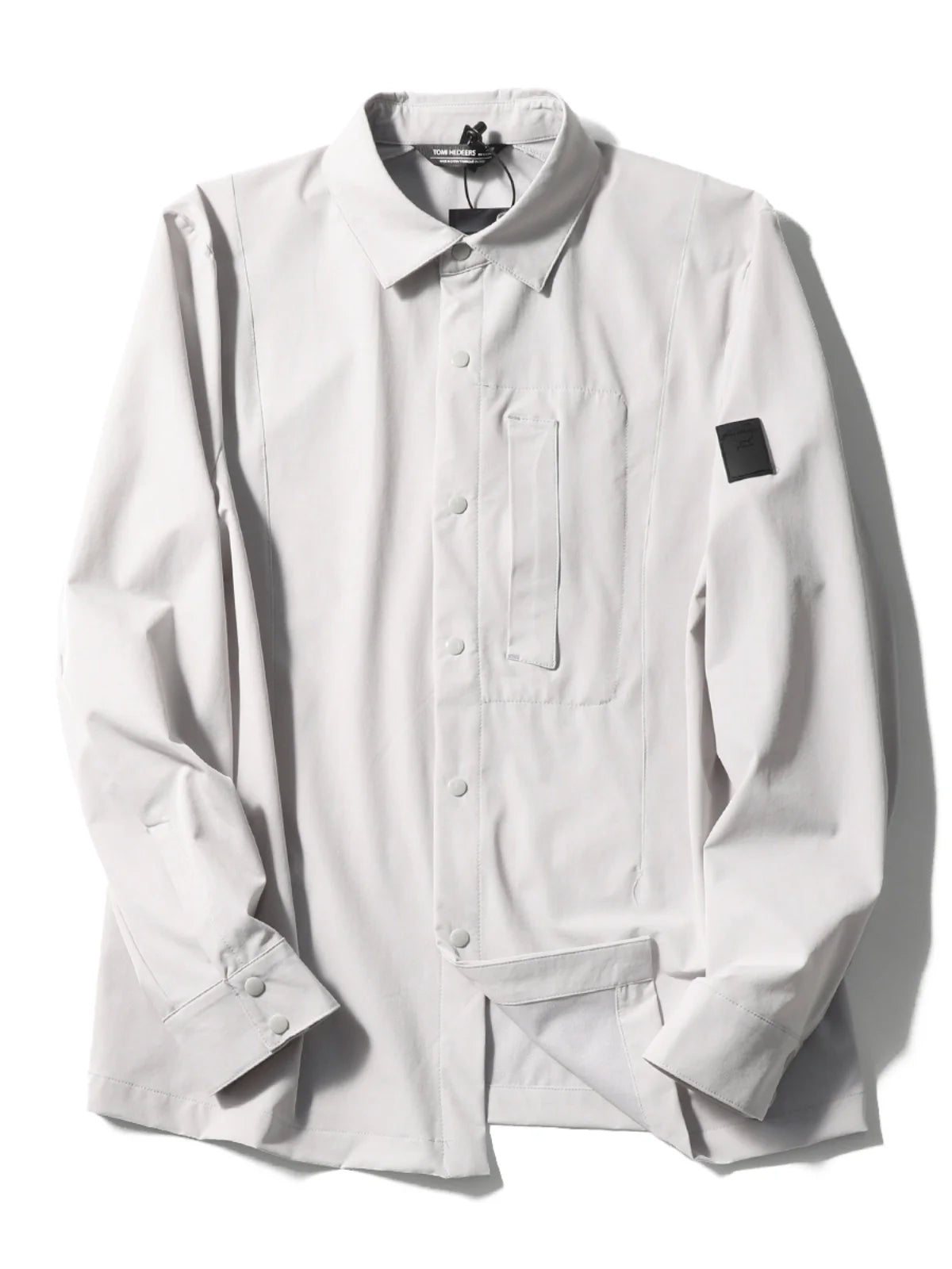 Spring and summer new men's leisure urban functional wind outdoor long-sleeved shirt breathable four-sided elastic shirt