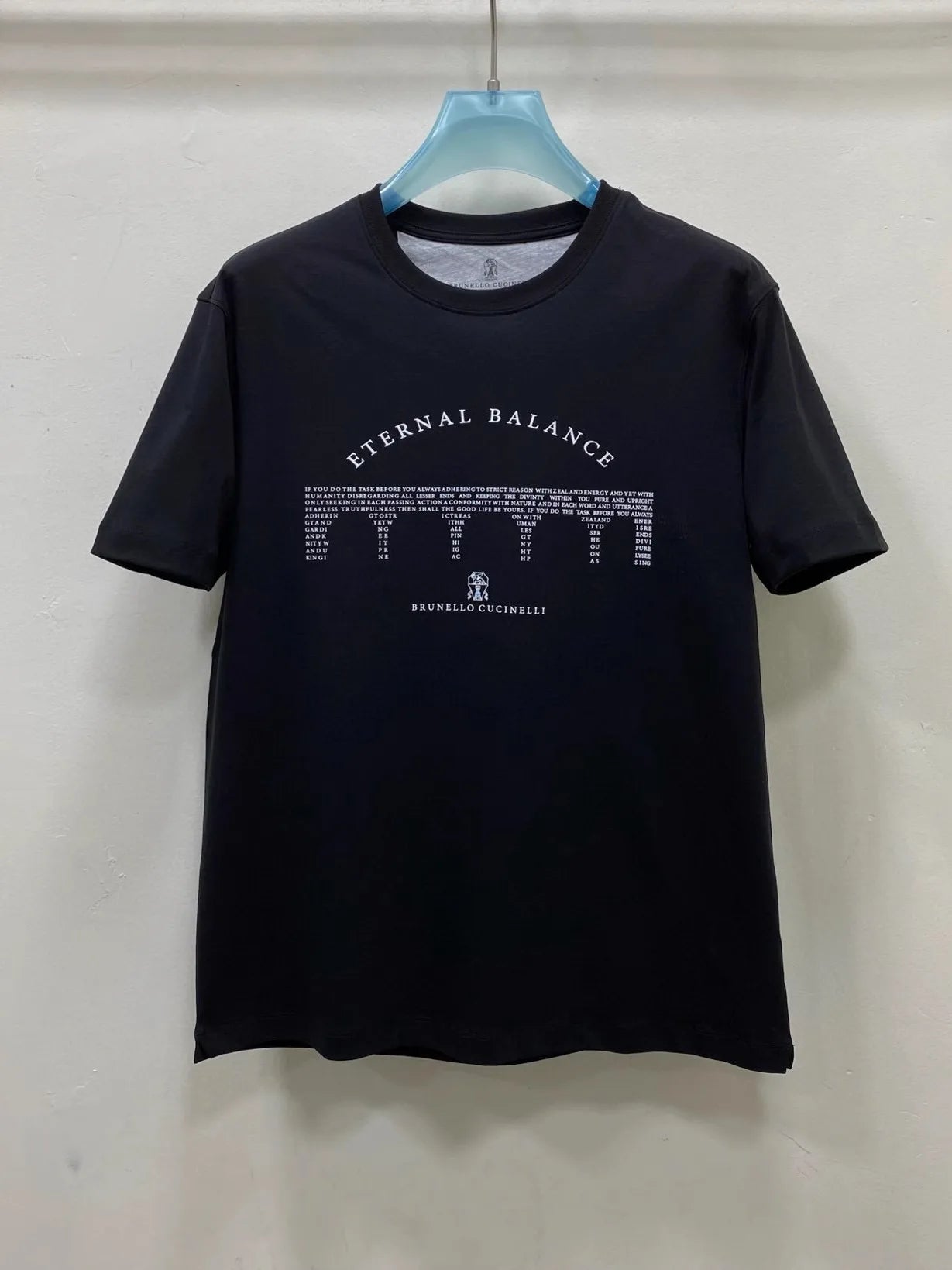 Italian BC men's clothing, summer new long-staple cotton breathable simple fashion casual round neck short-sleeved T-shirt