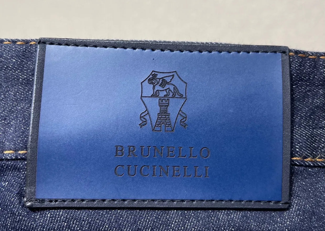 Italy BC men's spring and summer new washed blue micro-elastic breathable fashion casual old money wind small straight jeans