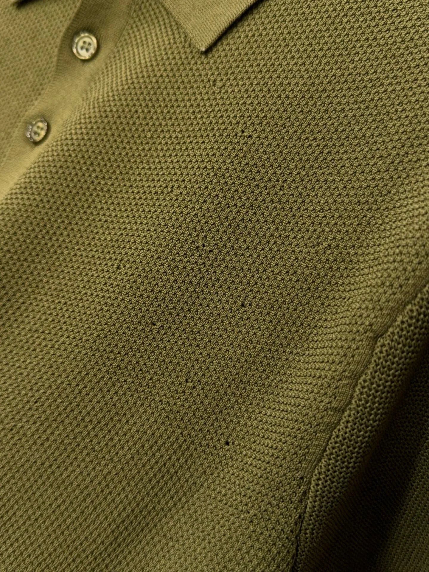Daily versatile high-end sense, mesh elastic and breathable, business casual lapel polo shirt short-sleeved T-shirt men's summer