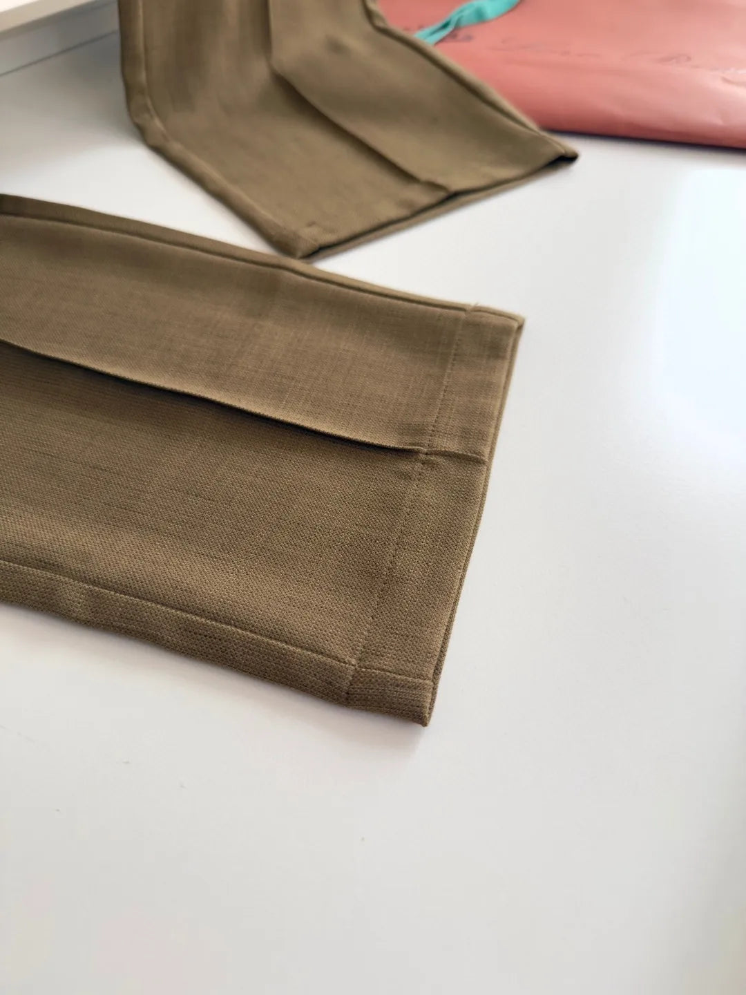 Italian LP European and American light luxury men's clothing summer linen Tencel elastic waist tether straight casual pants