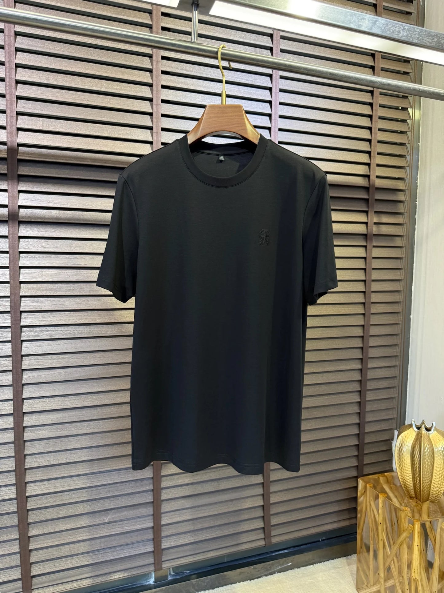 BC Men's Summer New Modal Spandex Breathable Solid Color Fashion Casual Old Money Wind Short Sleeve T-Shirt