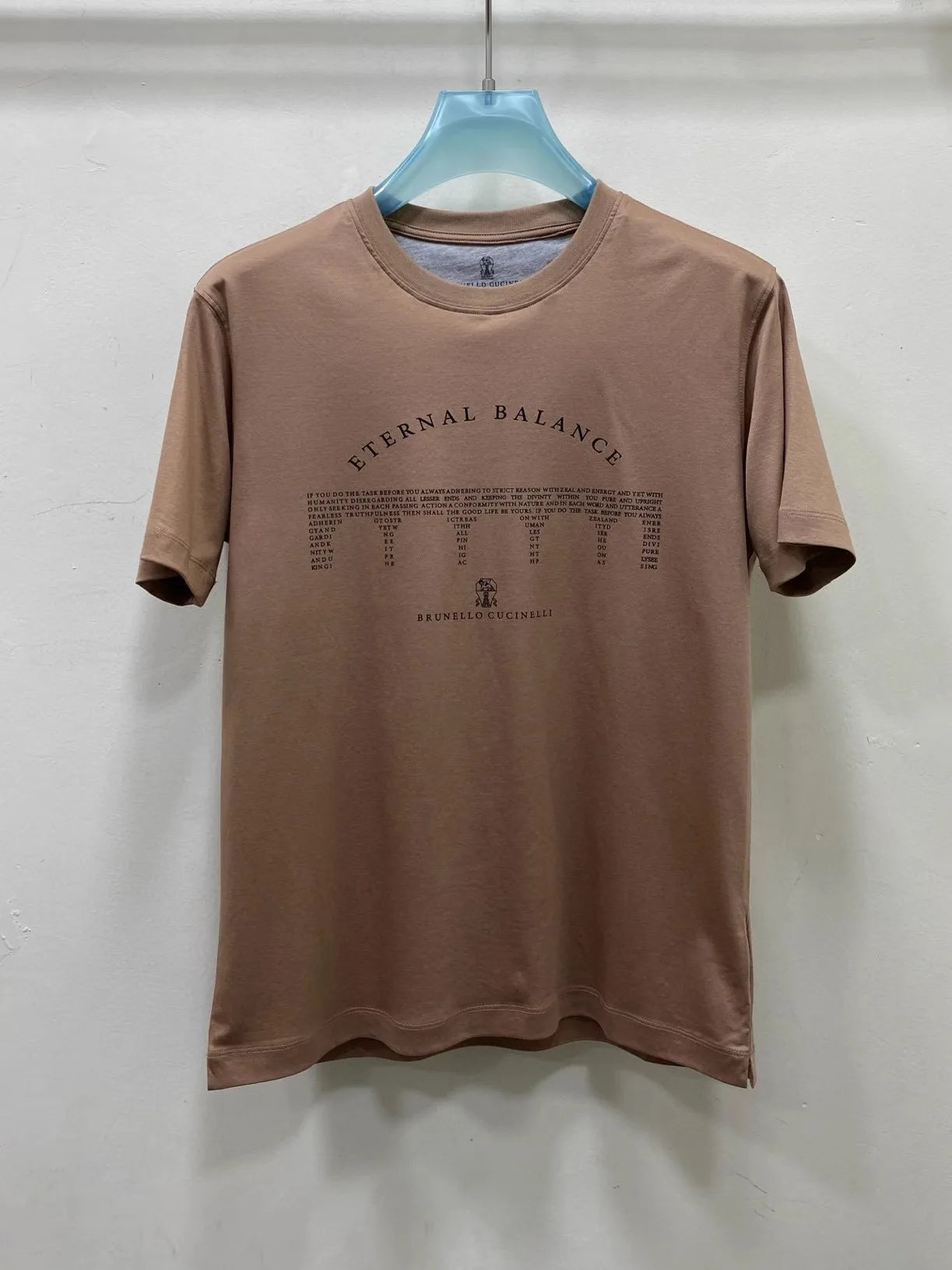 Italian BC men's clothing, summer new long-staple cotton breathable simple fashion casual round neck short-sleeved T-shirt