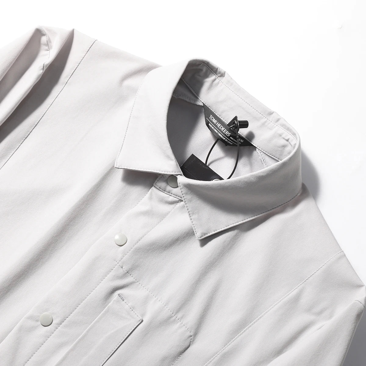 Spring and summer new men's leisure urban functional wind outdoor long-sleeved shirt breathable four-sided elastic shirt