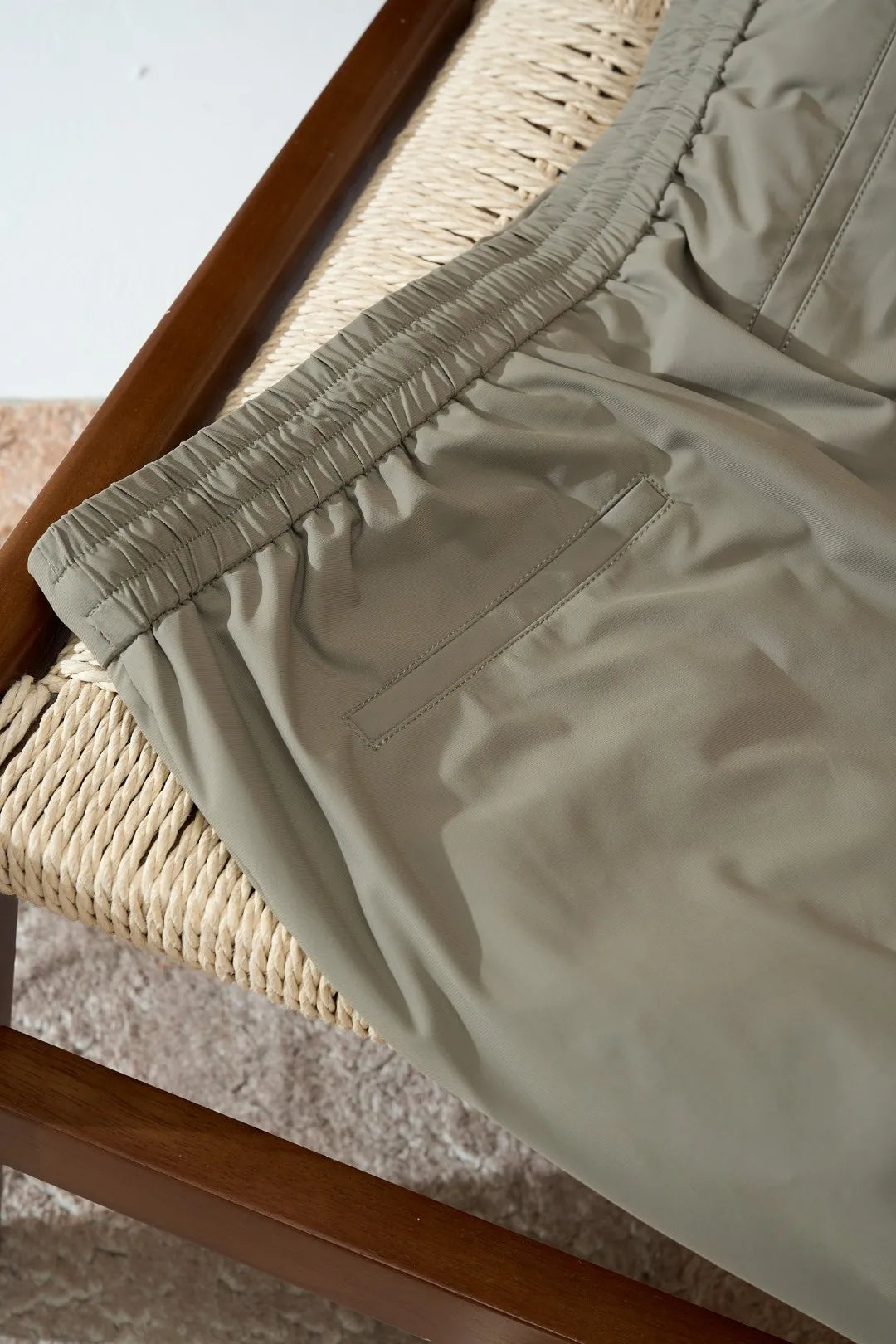 Italian Kiton old money style high version 25 summer six minute straight leg casual quick drying shorts