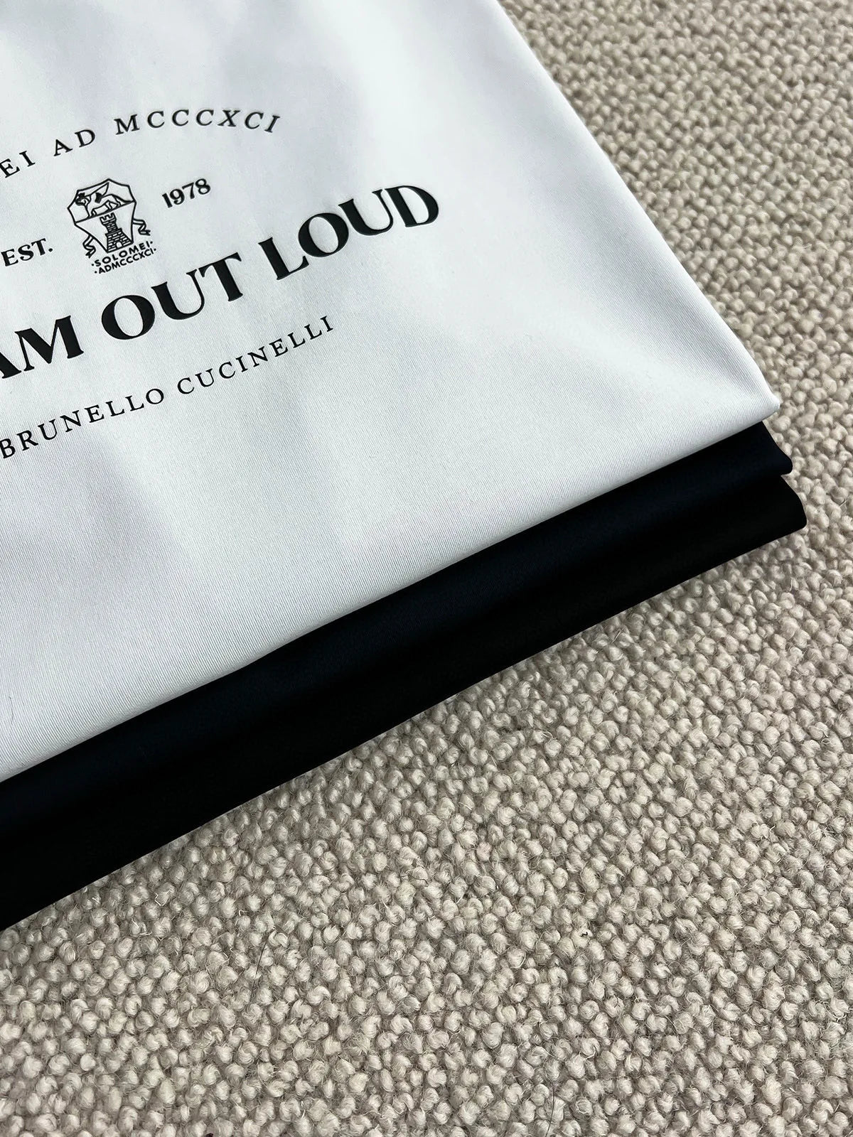 Italy BC men's clothing summer new cotton breathable solid color fashion casual old money wind round neck short sleeve T-shirt