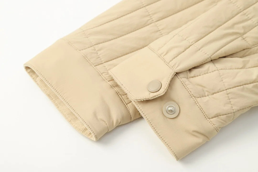 Torick light fabric urban business casual lightweight thin wool cotton lapel jacket cotton coat