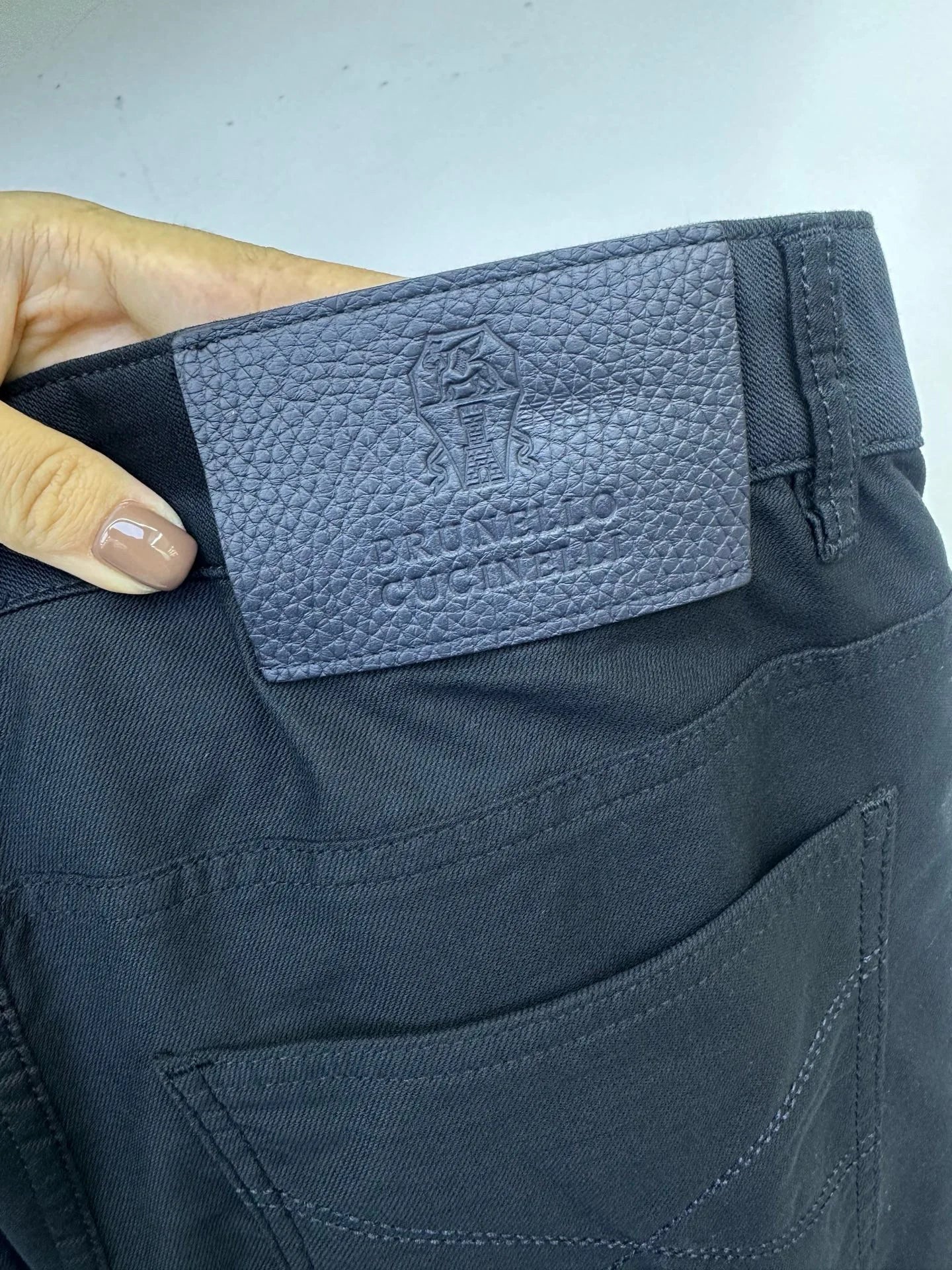 Italian BC Men's New Micro Elastic Breathable Simple Solid Color Fashion Old Money Style Straight Tube Casual Pants
