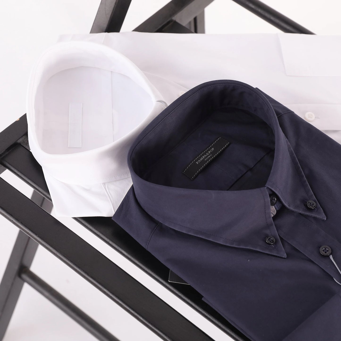 2025 spring new men's light luxury old money style business casual long-sleeved shirt 100% cotton breathable shirt
