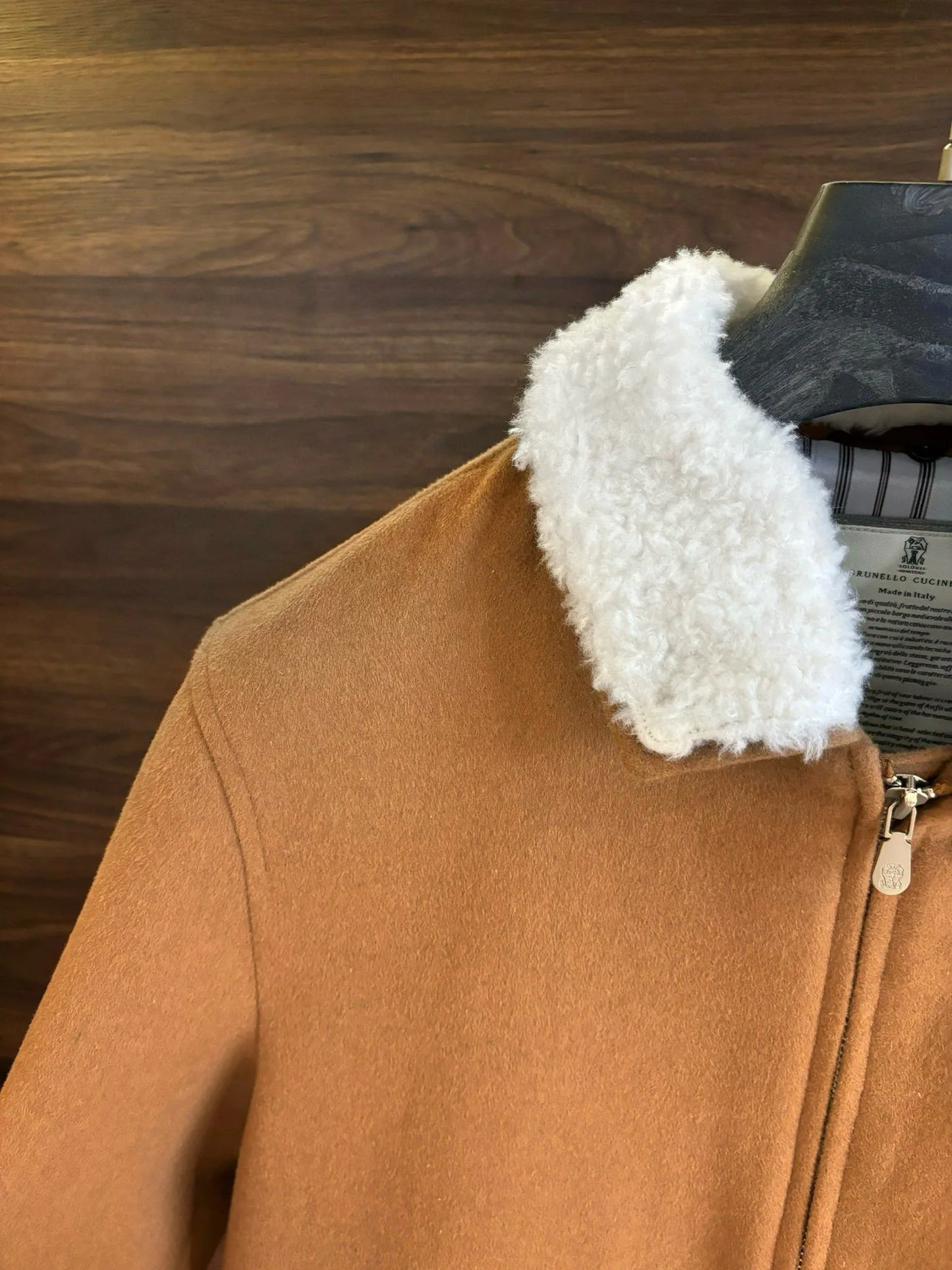 Italy BC men's clothing autumn and winter new old money style fashion casual thick wool cashmere thermal lapel jacket jacket