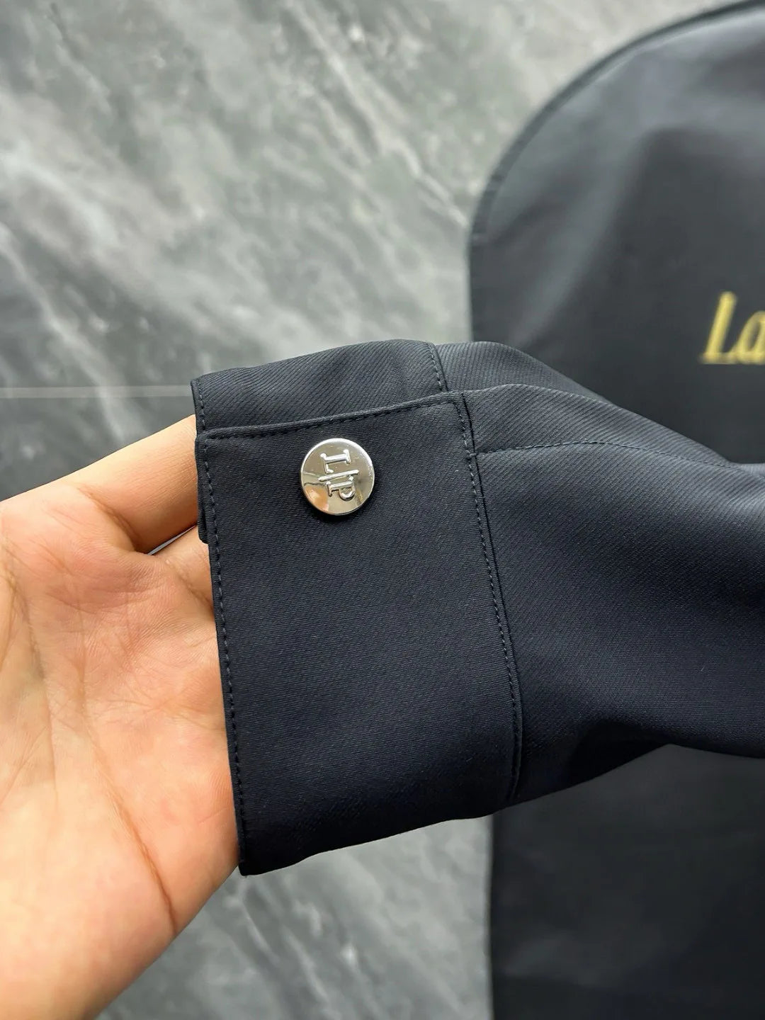Italian LP old money style men's spring new woven trench coat simple fashion casual old money style jacket