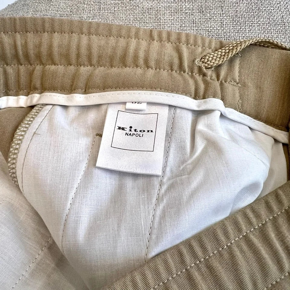 25 summer new kiton chiton men's solid color straight pants solid color simple fashion versatile casual pants trousers