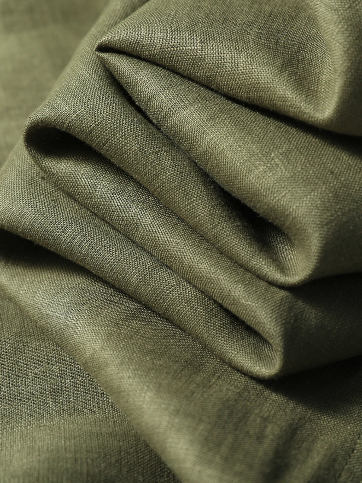 LP Italian luxury 2025 spring and summer new men's high-end old money style 100% linen cool long-sleeved shirt
