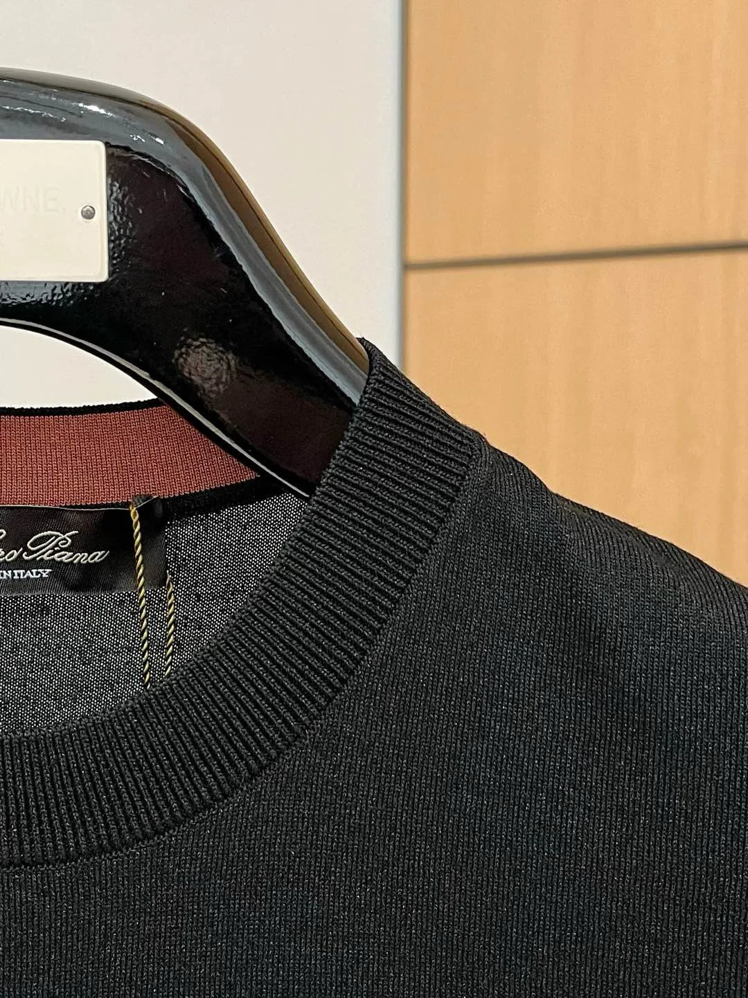 Italian LP Men's Spring/Summer New Collection Wool Sand Thread Cotton Simple Fashion Round Neck Knitted Short Sleeve T-shirt