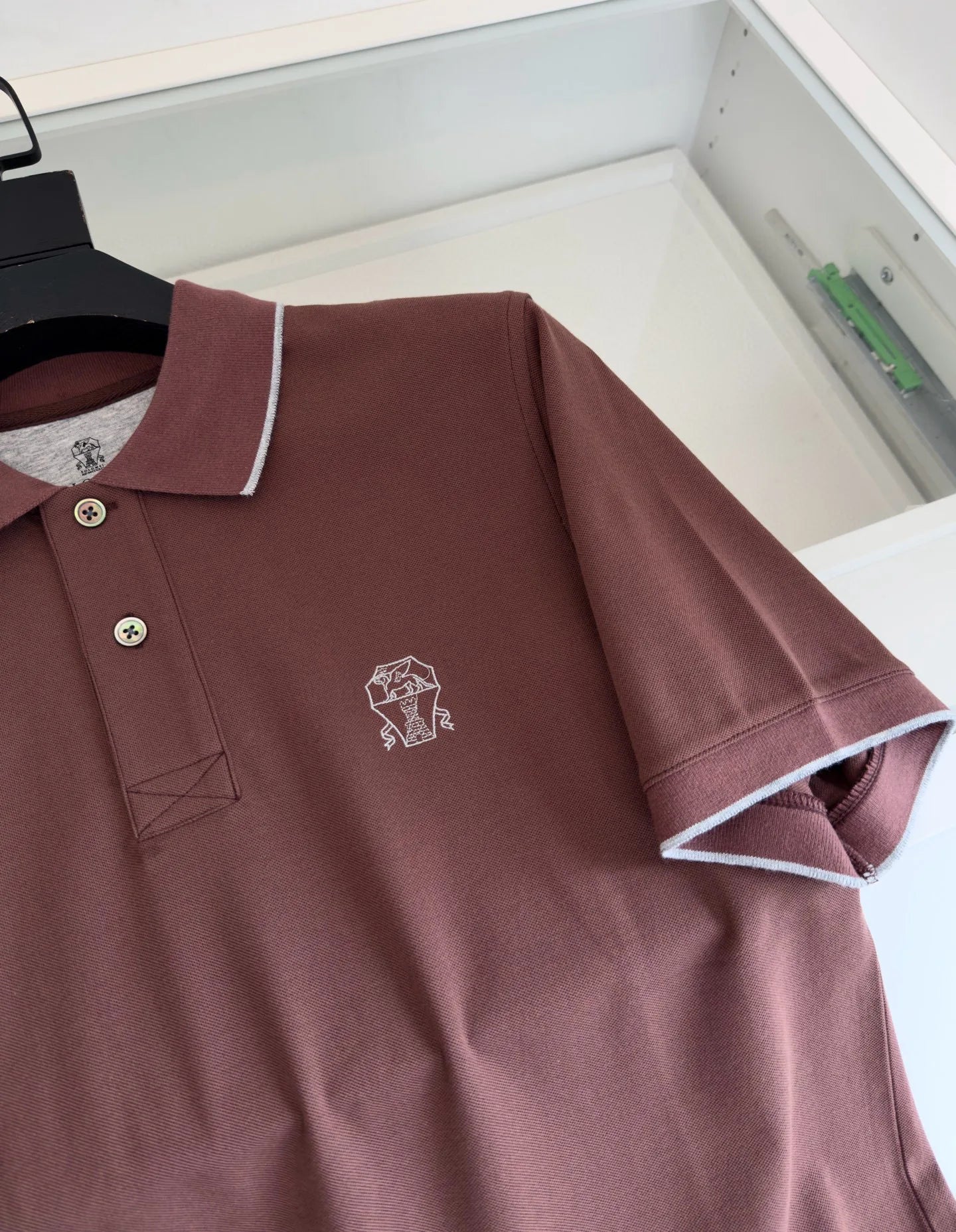 Italy BC 25 summer new Italian two-button contrasting color fashion casual old money wind short-sleeved polo shirt