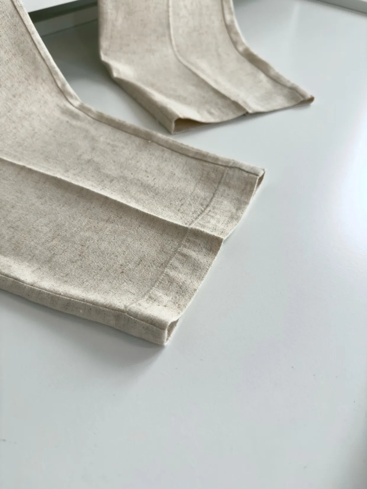BC 25 Spring/Summer New Linen Sweat Absorbing Breathable Simple Fashion Old Money Style Straight Tube Casual Pants