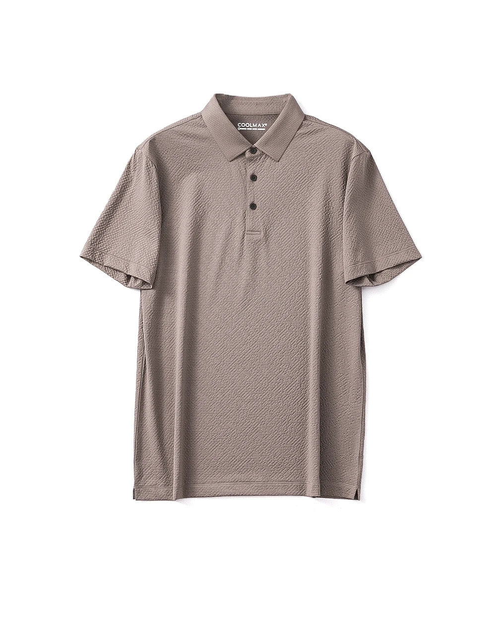 Coolmax Cool Sense Technology Summer New Business and Leisure Breathable Quick Drying Short Sleeve Anti Wrinkle Polo Shirt