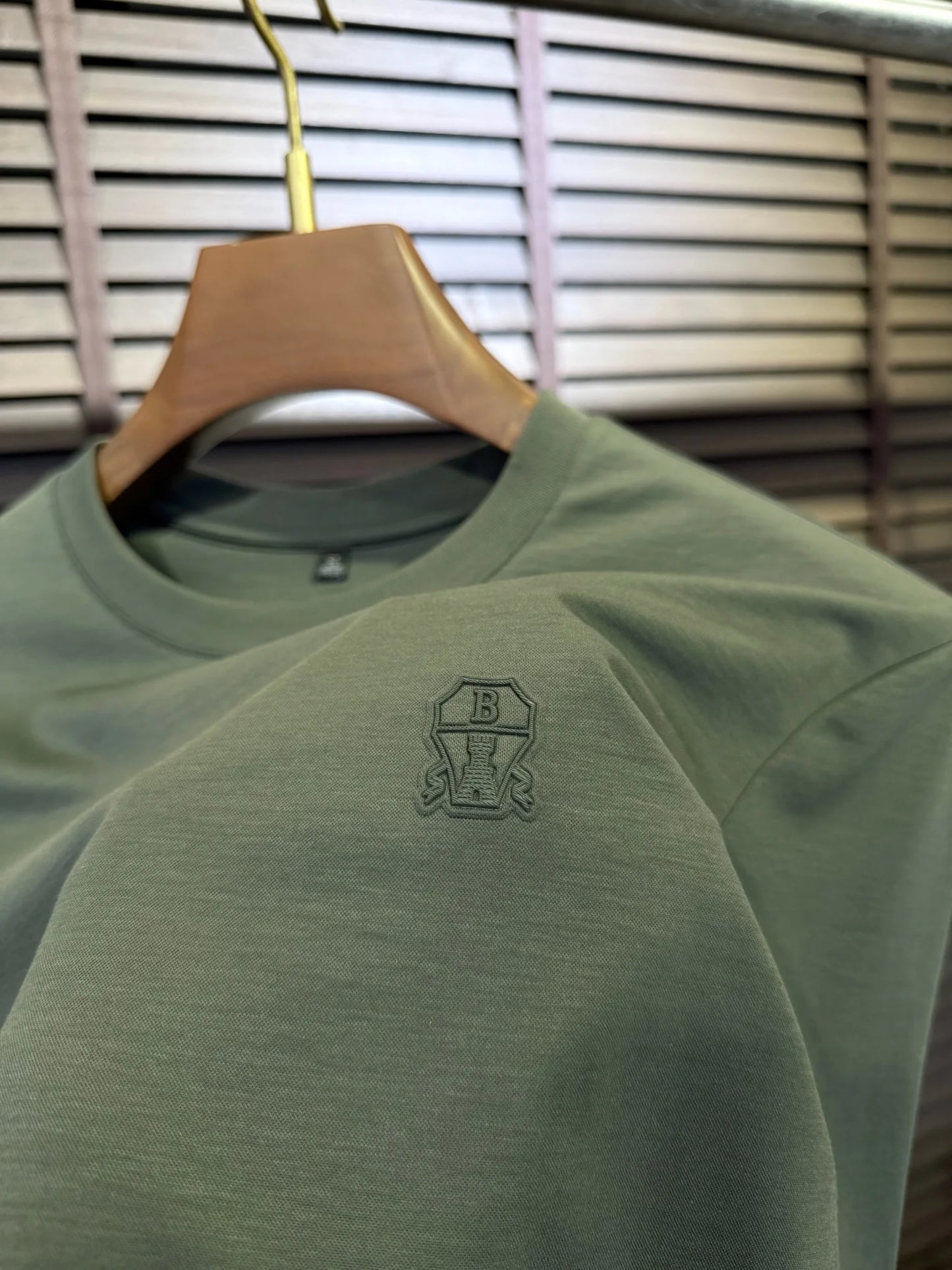 BC Men's Summer New Modal Spandex Breathable Solid Color Fashion Casual Old Money Wind Short Sleeve T-Shirt