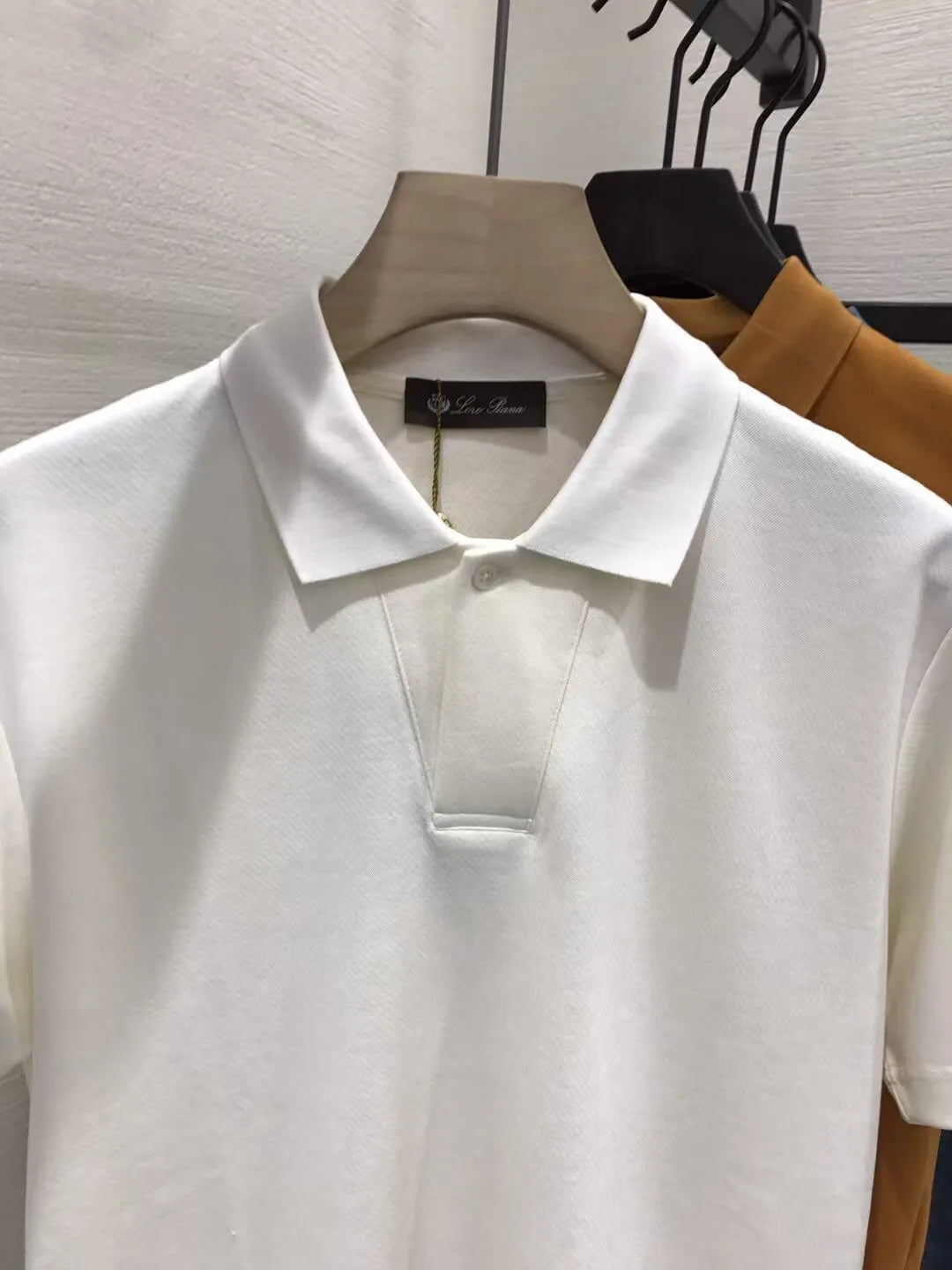 Italian European and American old money style 25 summer minimalist lapel short-sleeved business casual polo shirt