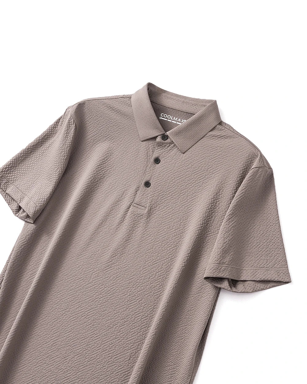 Coolmax Cool Sense Technology Summer New Business and Leisure Breathable Quick Drying Short Sleeve Anti Wrinkle Polo Shirt