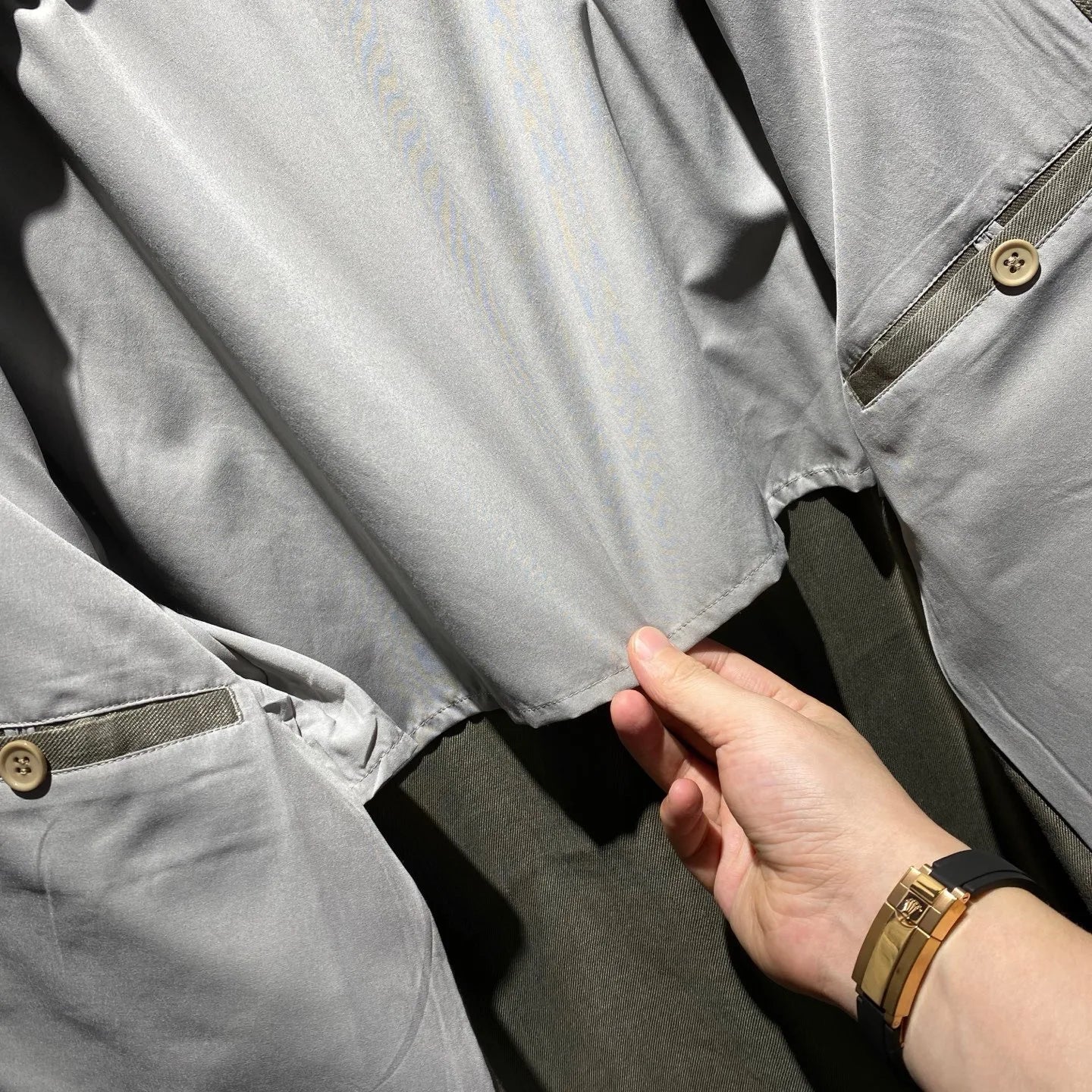 Classic old money style, high-end skin-friendly texture, breathable lapel linen tooling jacket