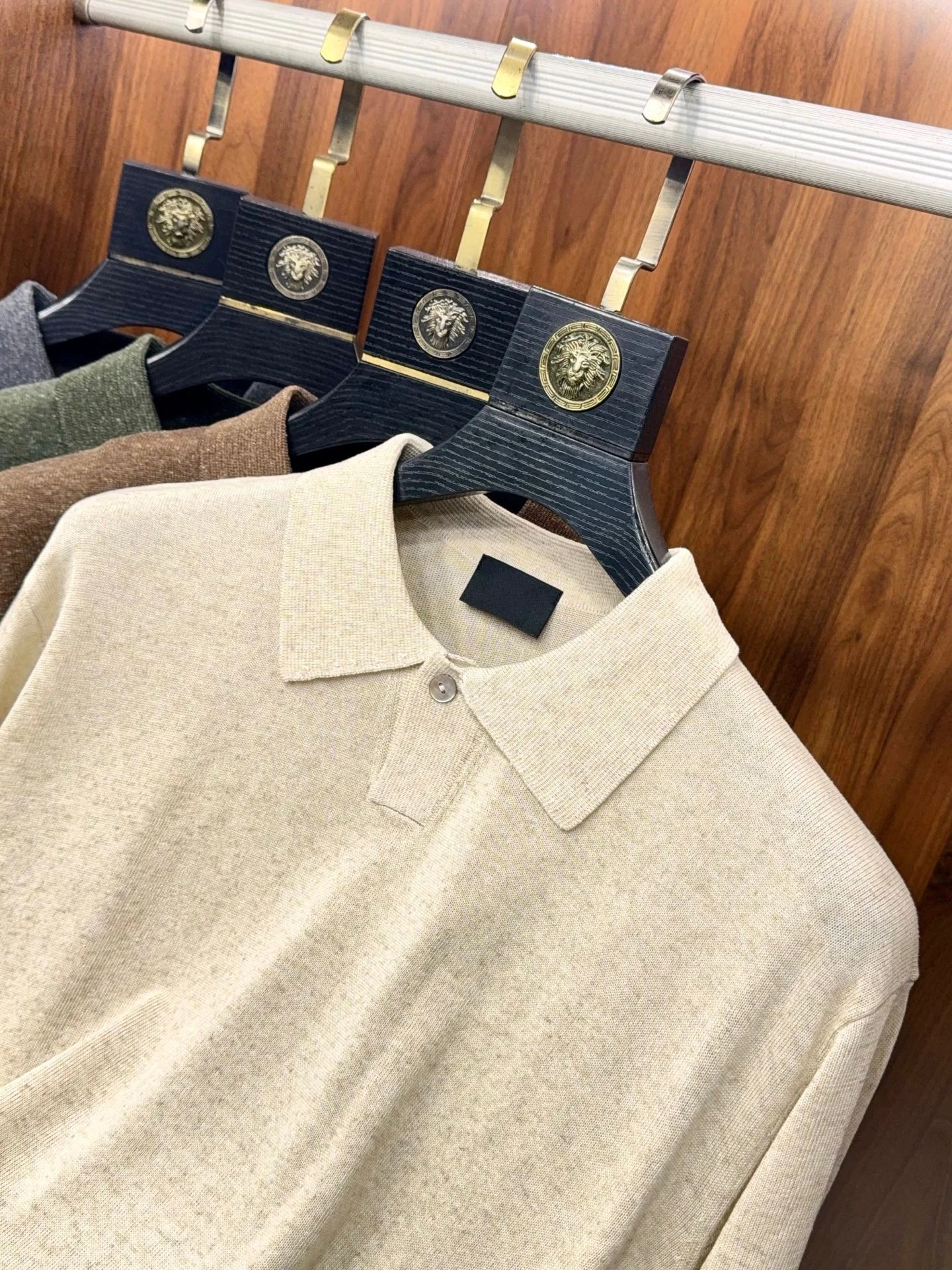 High Quality, Linen Blend, Elegant Business Commuter Stretch Knitted Sweater Lapel Short Sleeve T-Shirt Polo Shirt