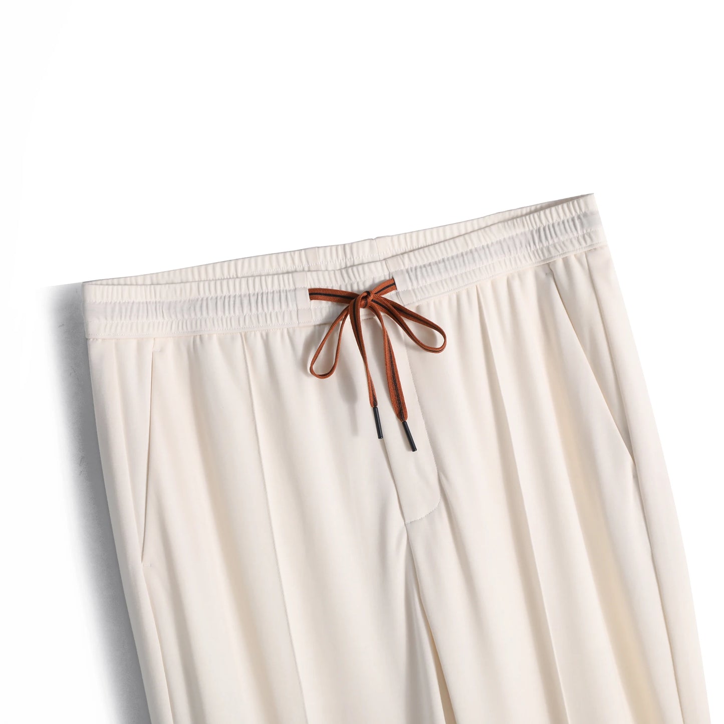 Italian luxury ZZ series 2025 spring and summer new men's high-end cool mulberry silk Tencel blend trousers