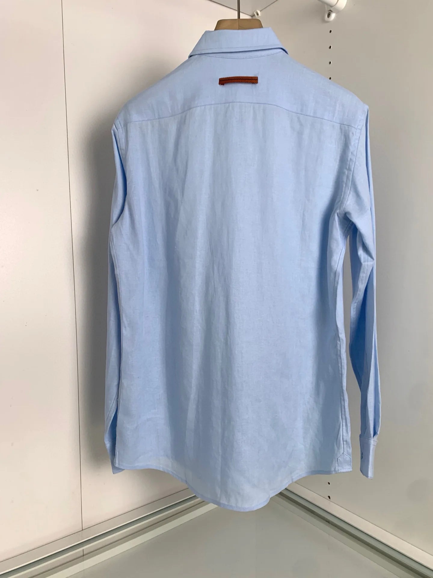 【Multiple color options】100% linen loose cut light luxury business casual breathable linen long sleeve shirt