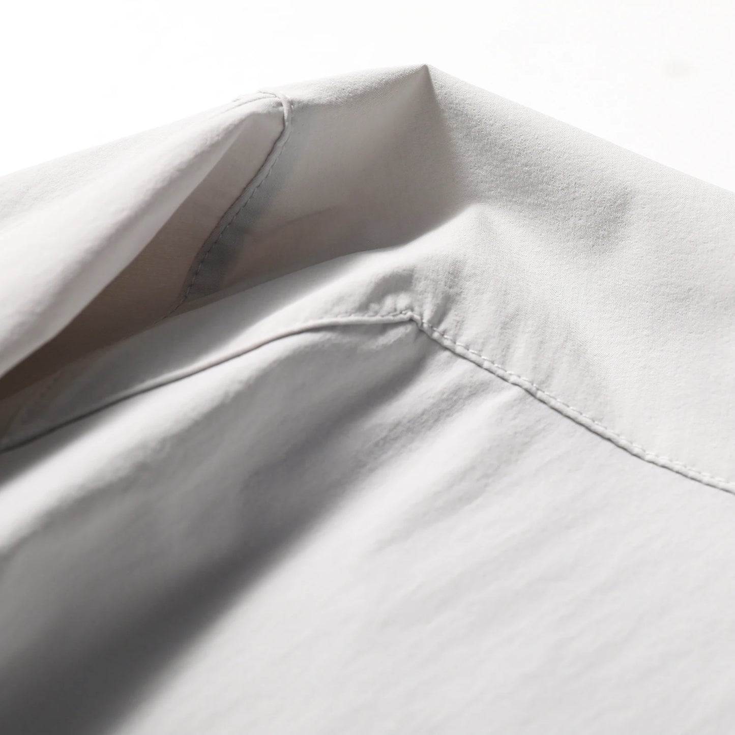 2025 summer new men's business and leisure outdoor quick-drying breathable high-elastic shirt light and thin long-sleeved shirt