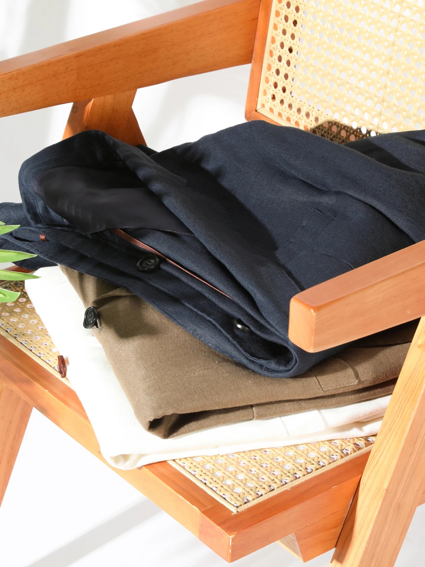 2025 spring and summer new men's high-end 100% pure linen breathable casual suit old money style suit jacket