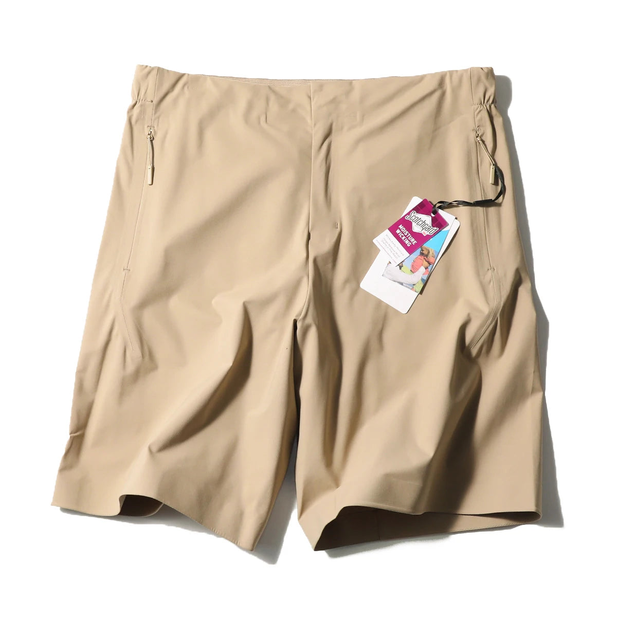 City outdoor 2025 summer new men's urban commuter sports shorts elastic quick-drying woven five-point pants 9075