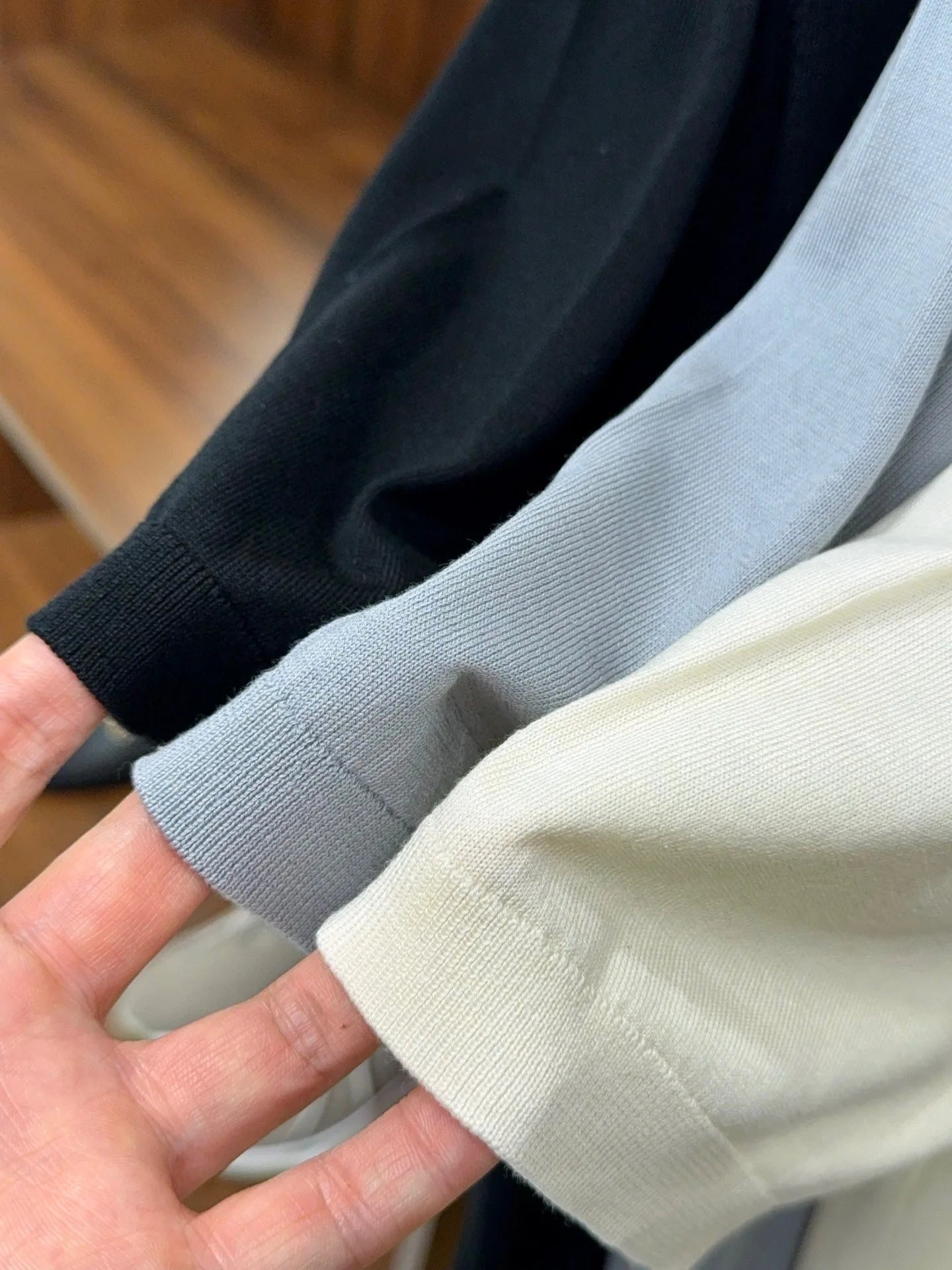 Cuban collar design, mulberry silk cotton blend, classic lapel business casual short-sleeved polo shirt