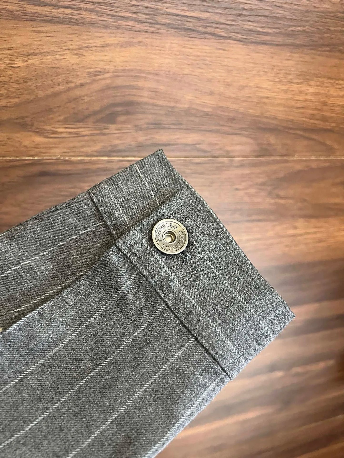Italy BC old money style men's clothing 24 autumn and winter new wool material striped fashion business casual jacket