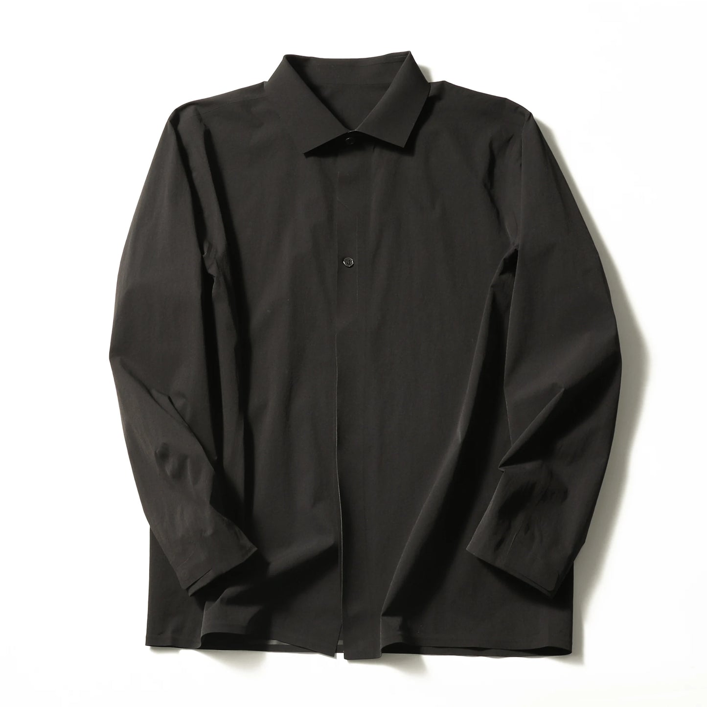 2025 Spring and Autumn New Men's Outdoor Functional Wind City Business Leisure Press Glue Non-ironing Long Sleeve Shirt
