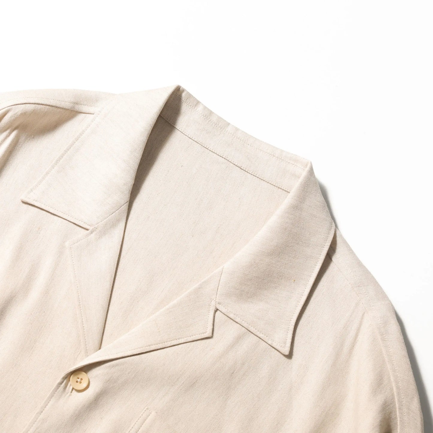 2025 summer new men's high-end old money style linen short-sleeved shirt set lazy style two-piece set