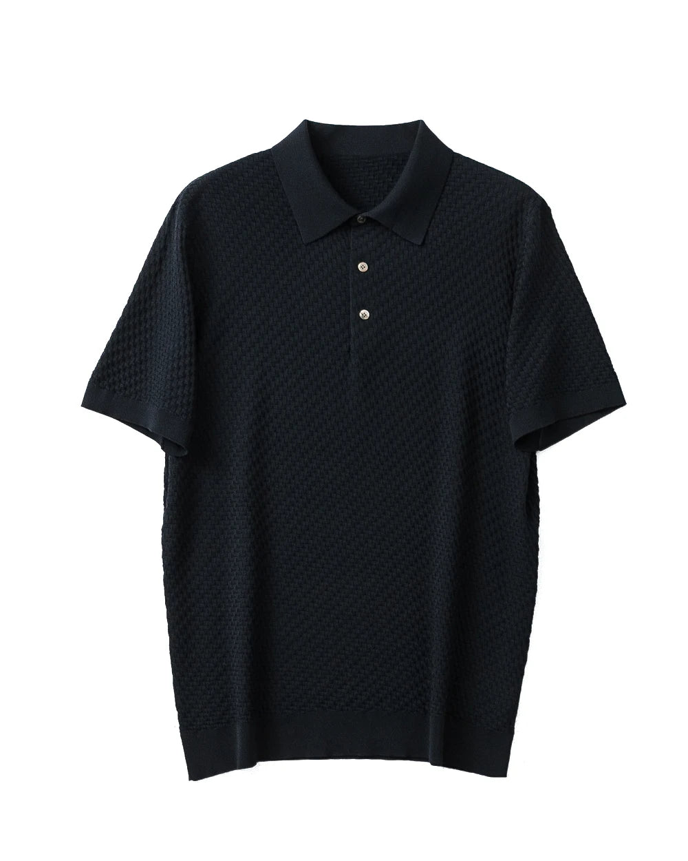 2025 summer new high-end business casual elastic breathable cool short-sleeved polo shirt