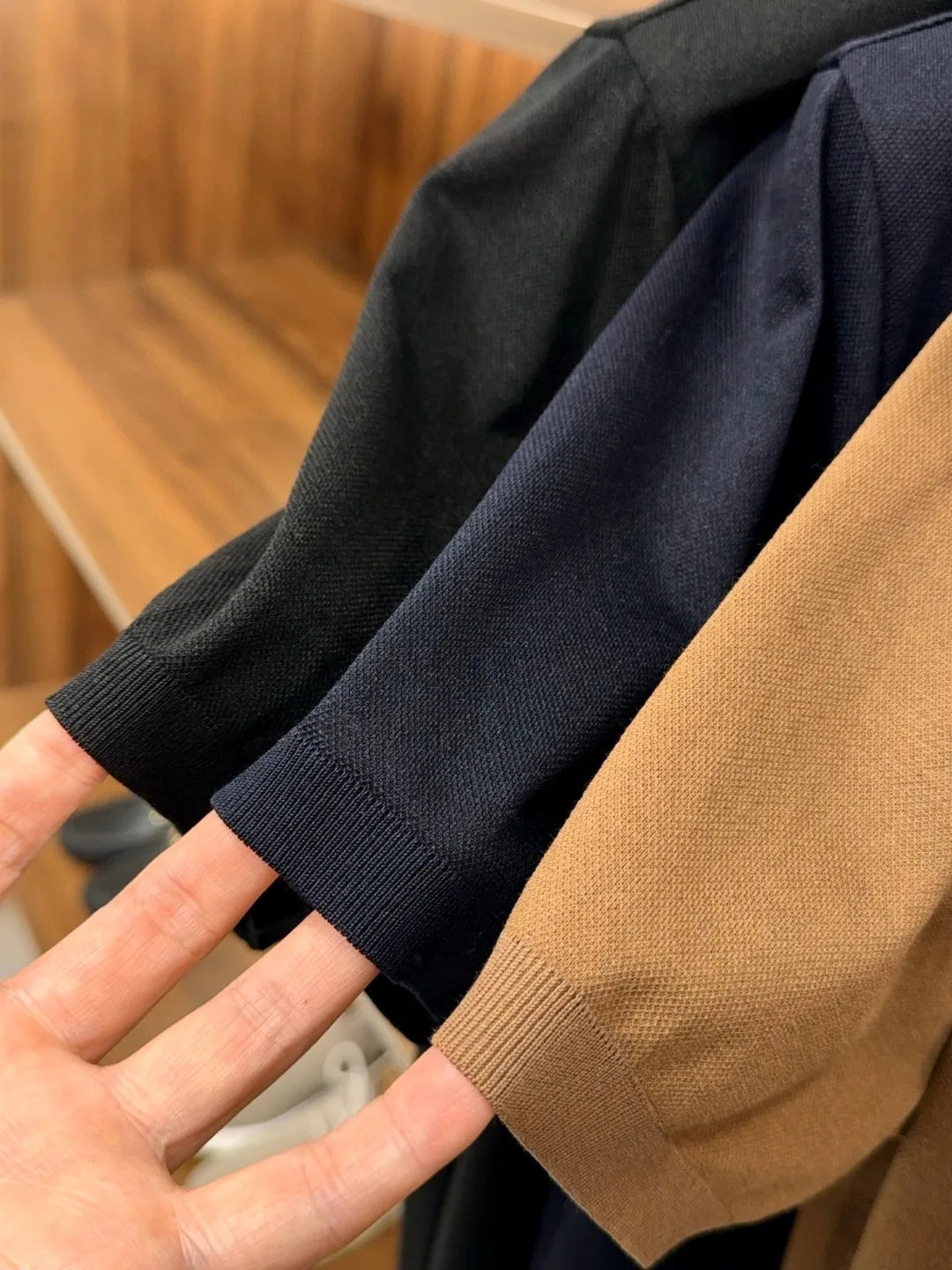 LP old money style light luxury summer cotton mixed linen lapel half zipper short sleeved minimalist business casual polo shirt