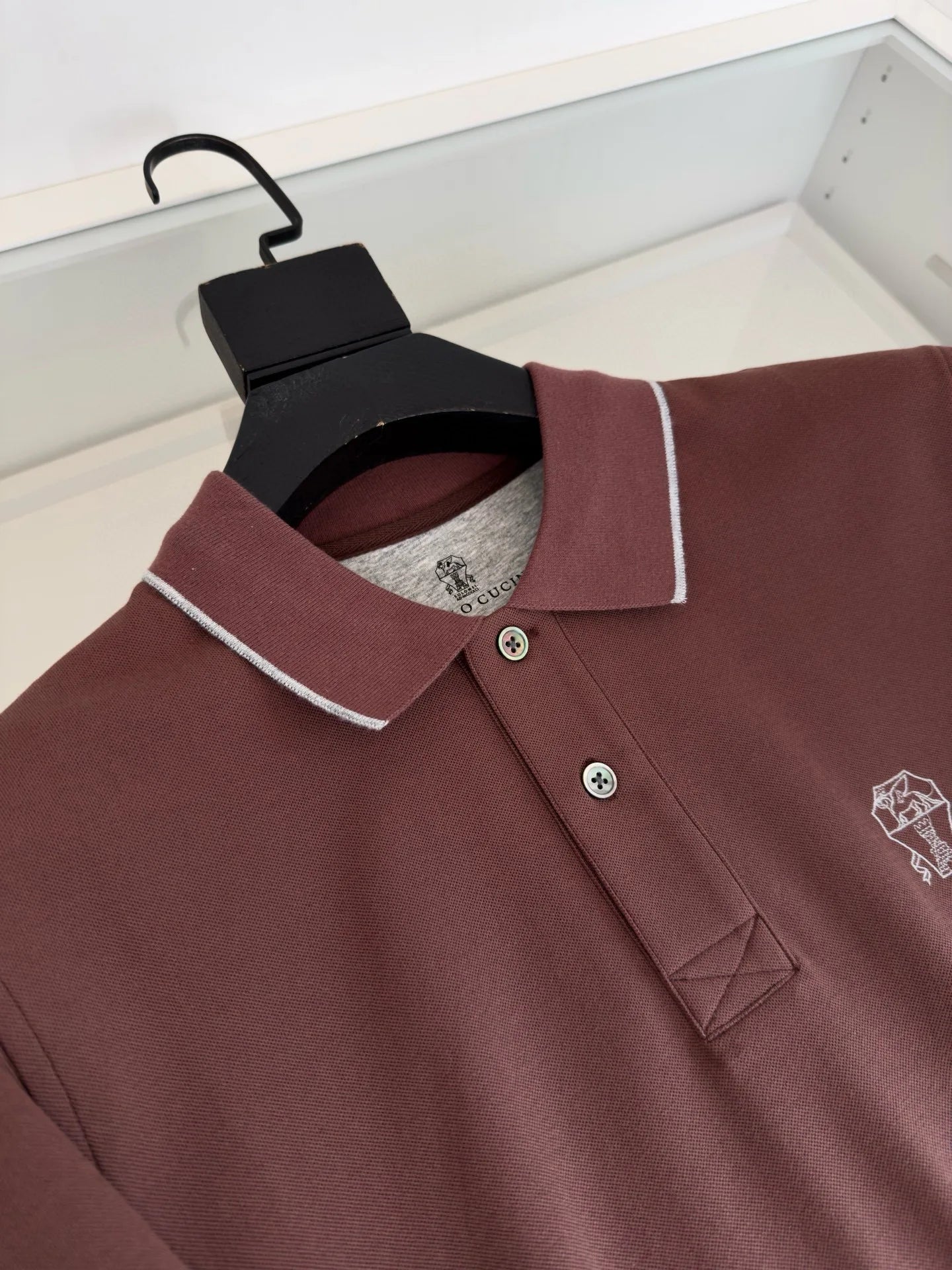 Italy BC 25 summer new Italian two-button contrasting color fashion casual old money wind short-sleeved polo shirt