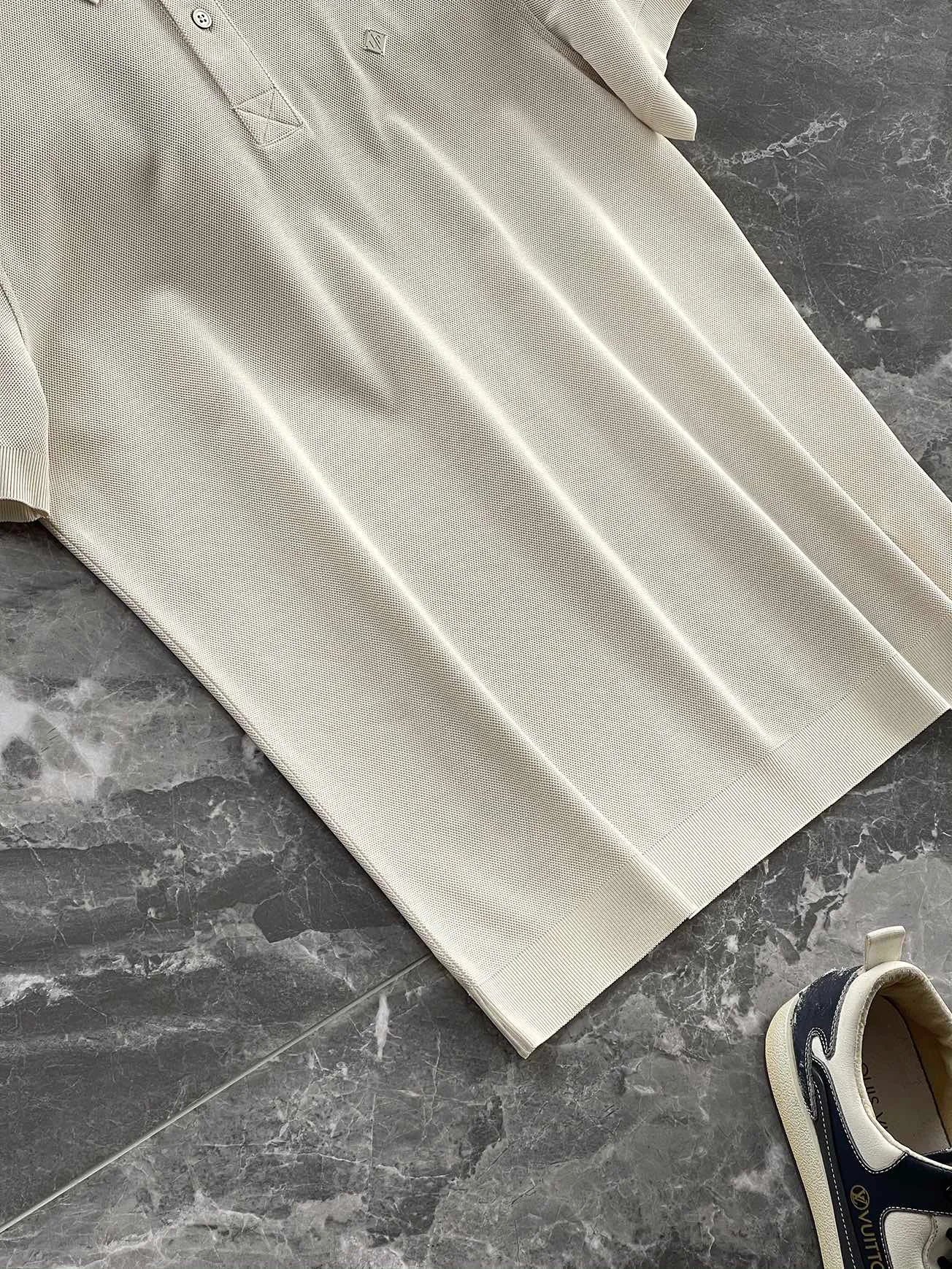 Summer, light luxury business commute casual lapel short-sleeved T-shirt polo shirt