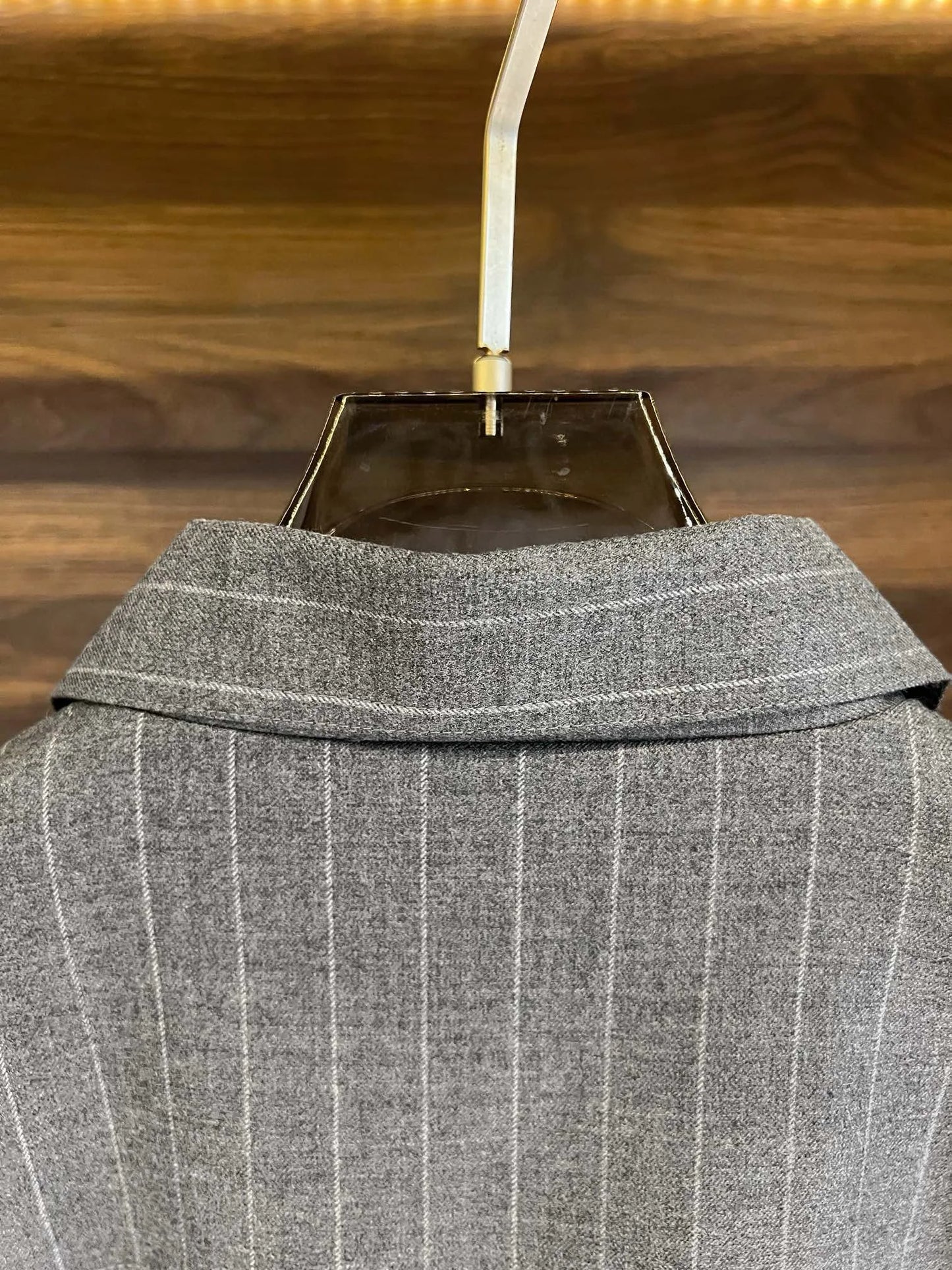 Italy BC old money style men's clothing 24 autumn and winter new wool material striped fashion business casual jacket