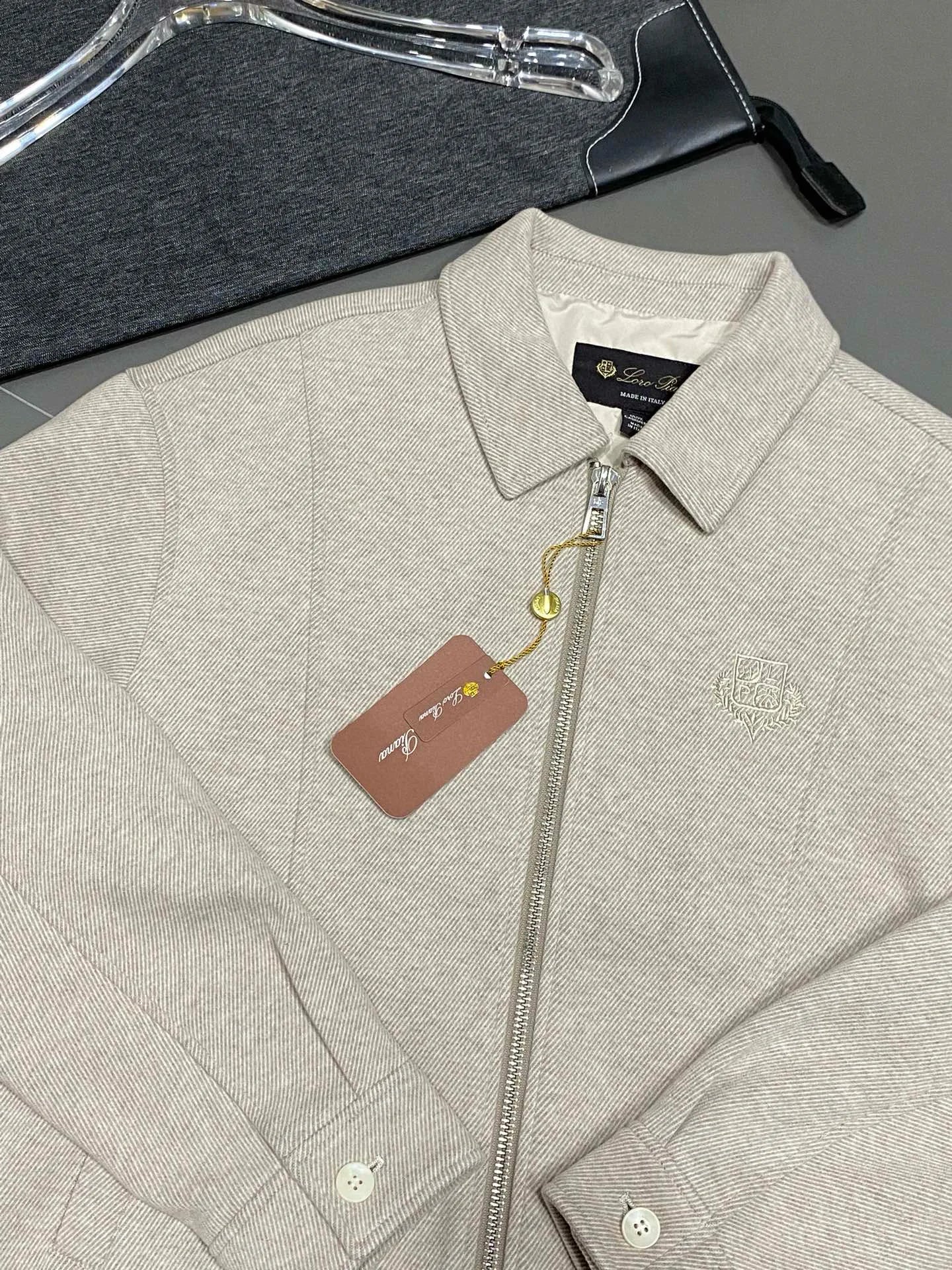 Fashion light luxury Italian men's spring new wool yarn business casual lapel jacket jacket