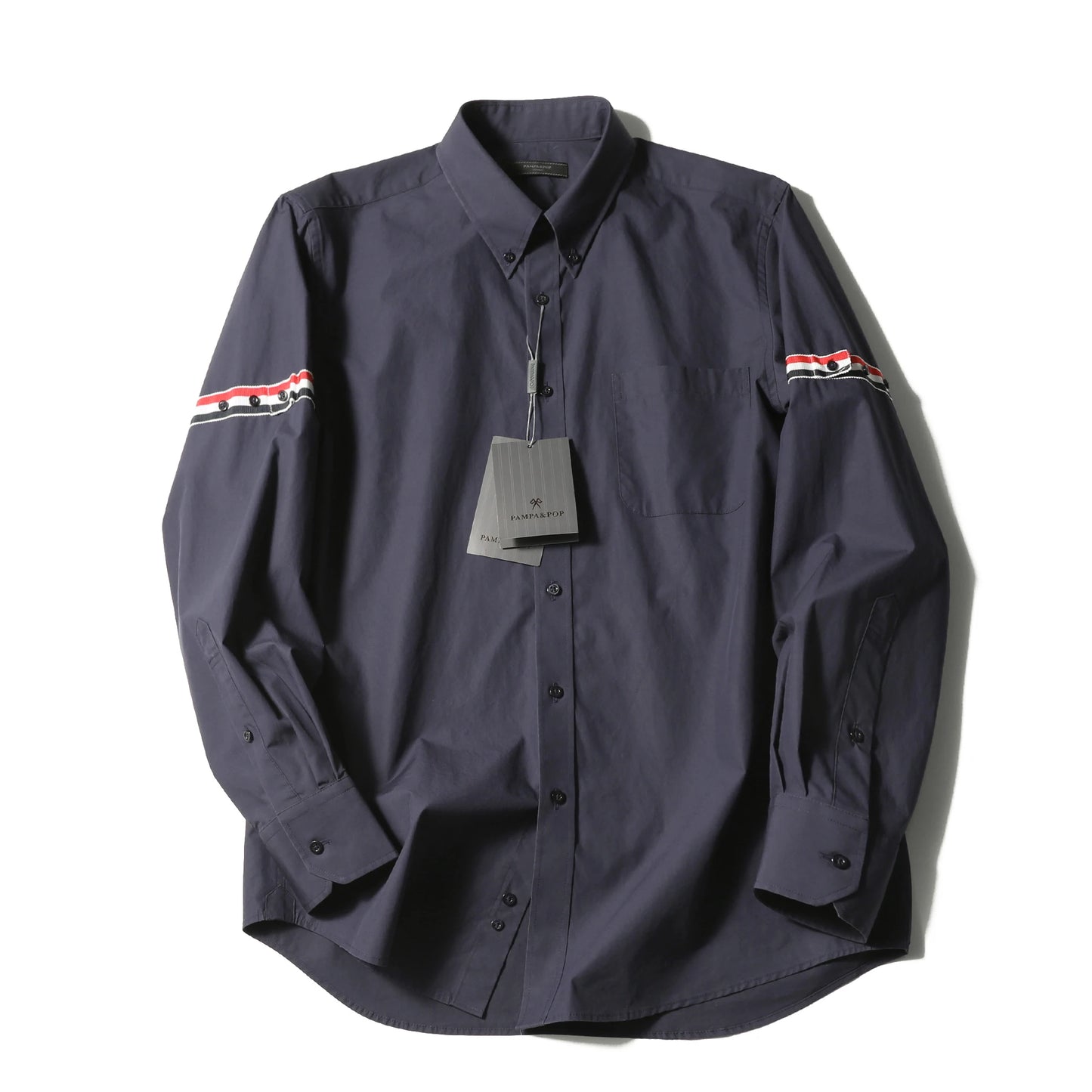 2025 spring new men's light luxury old money style business casual long-sleeved shirt 100% cotton breathable shirt